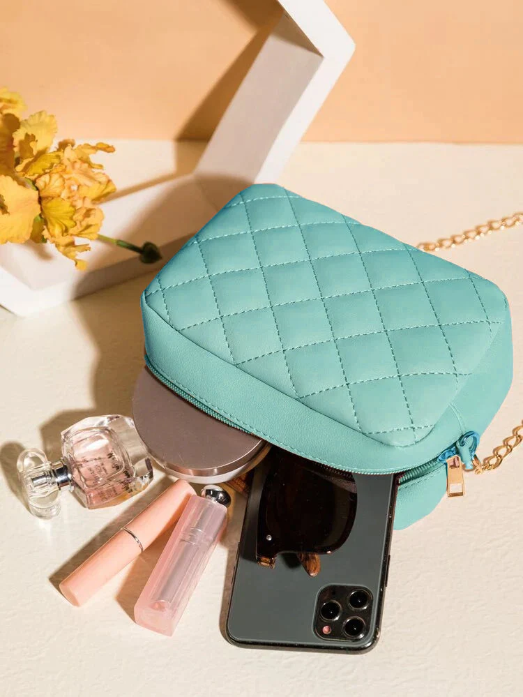 Fineur Urban Chic Crossbody Bag - Sky Blue - Image 3