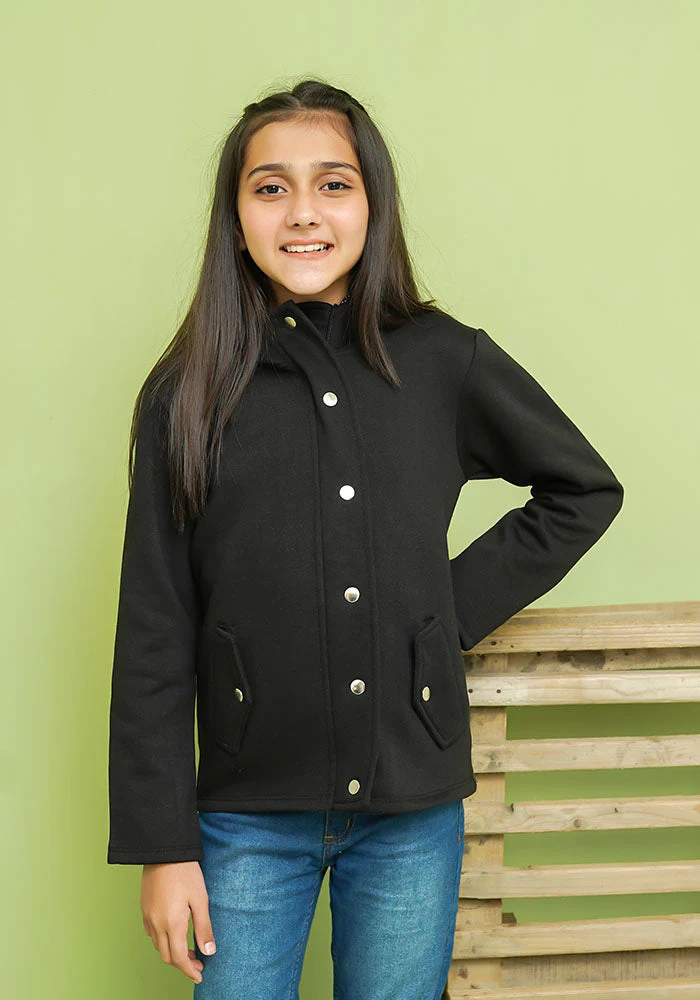 Ochre Clothing Fleece Hooded Coat