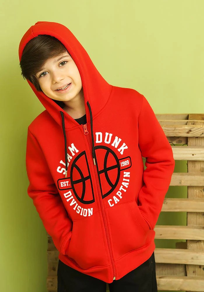 Ochre Clothing Fleece Printed Hoodie - Image 2