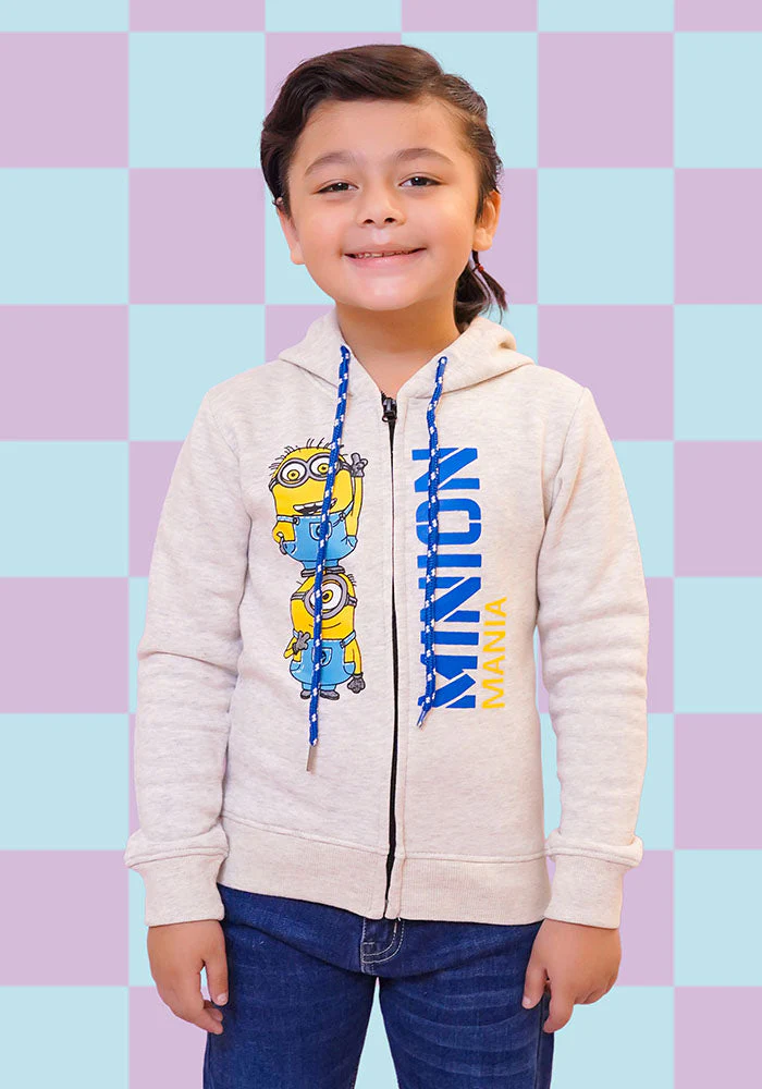 Ochre Clothing Fleece Printed Hoodie - Image 4
