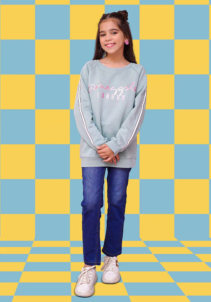 Ochre Clothing Fleece Printed Sweatshirt