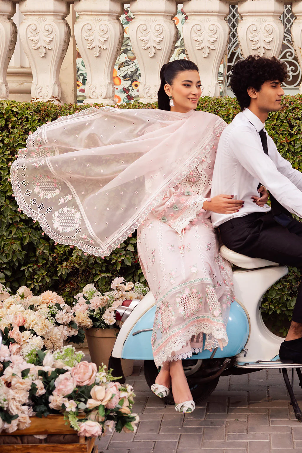 Roman Holiday By Sardinia Unstitched 3 Piece Lawn Collection-Flora - Image 5