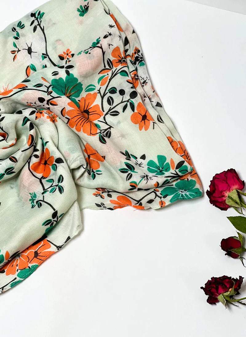 Hijab Ul Hareem Floral Hijab - Image 5