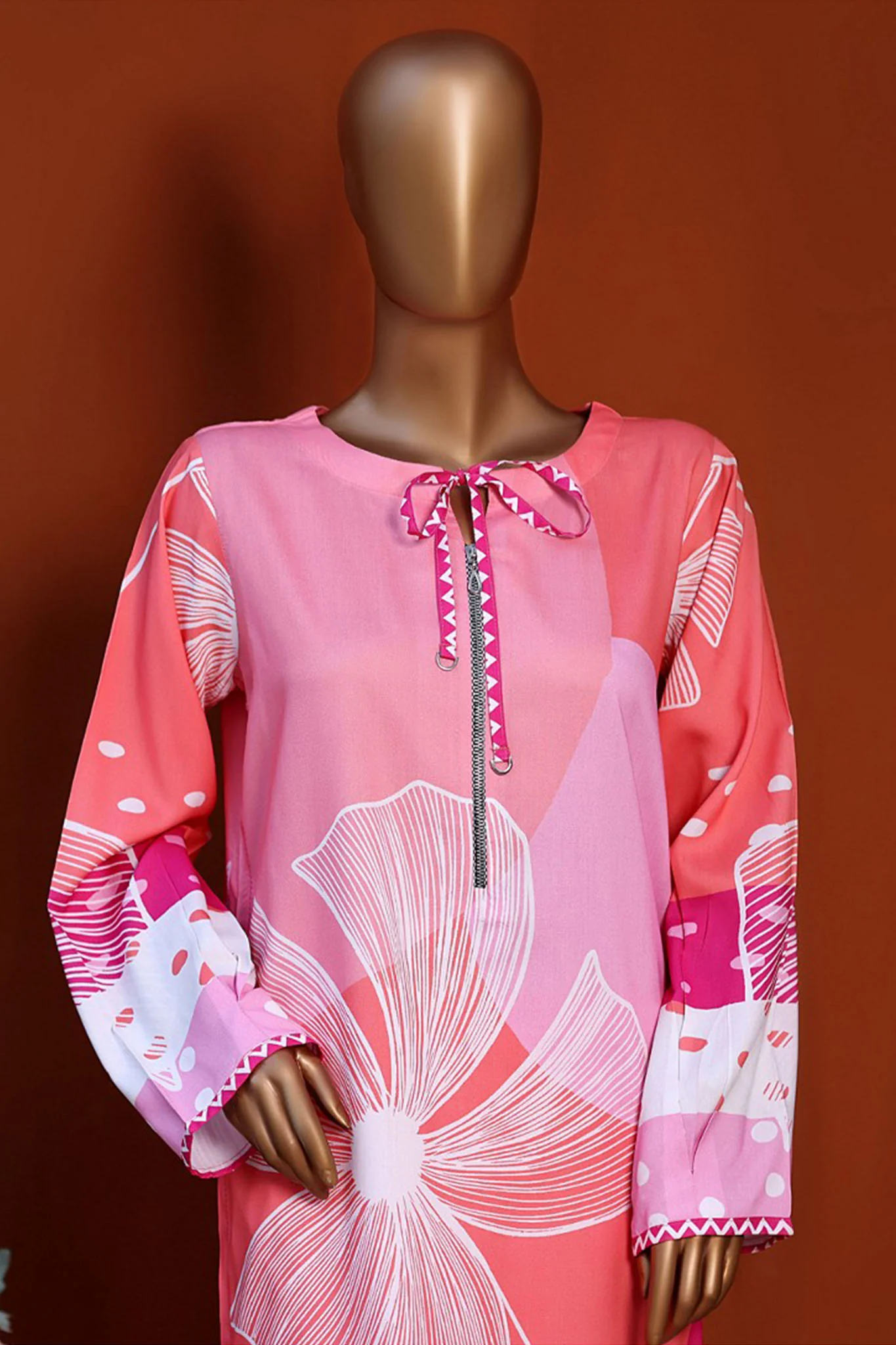 Florence By HZ Stitched 2 Piece Printed Linen Vol-01 Suit-LNP-2P-2501 - Image 2