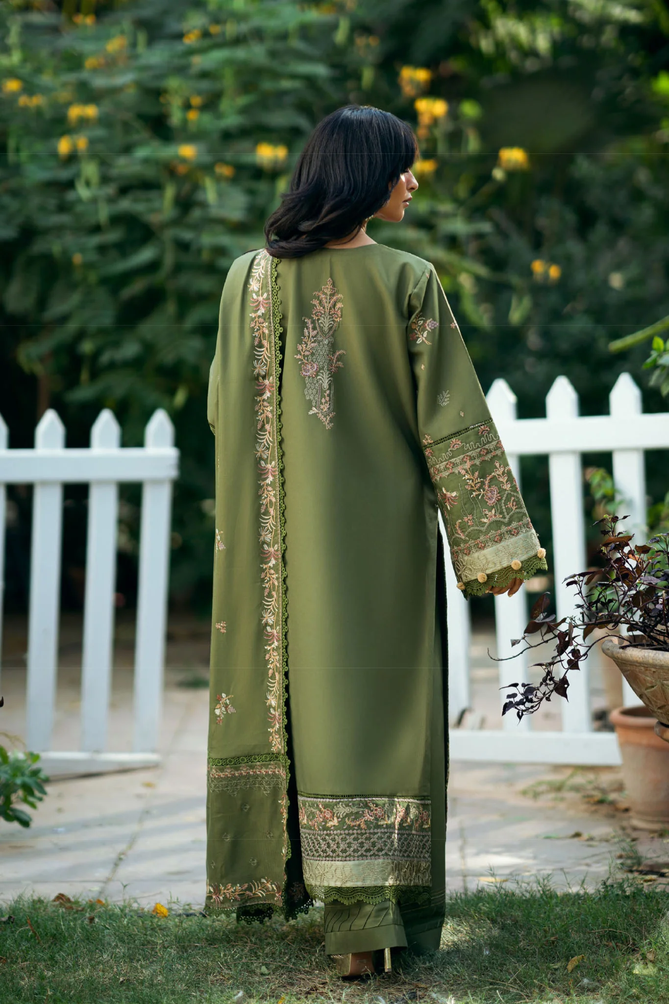 Serenity By Florent Unstitched 3 Piece Winter Suit-FL-1A - Image 3