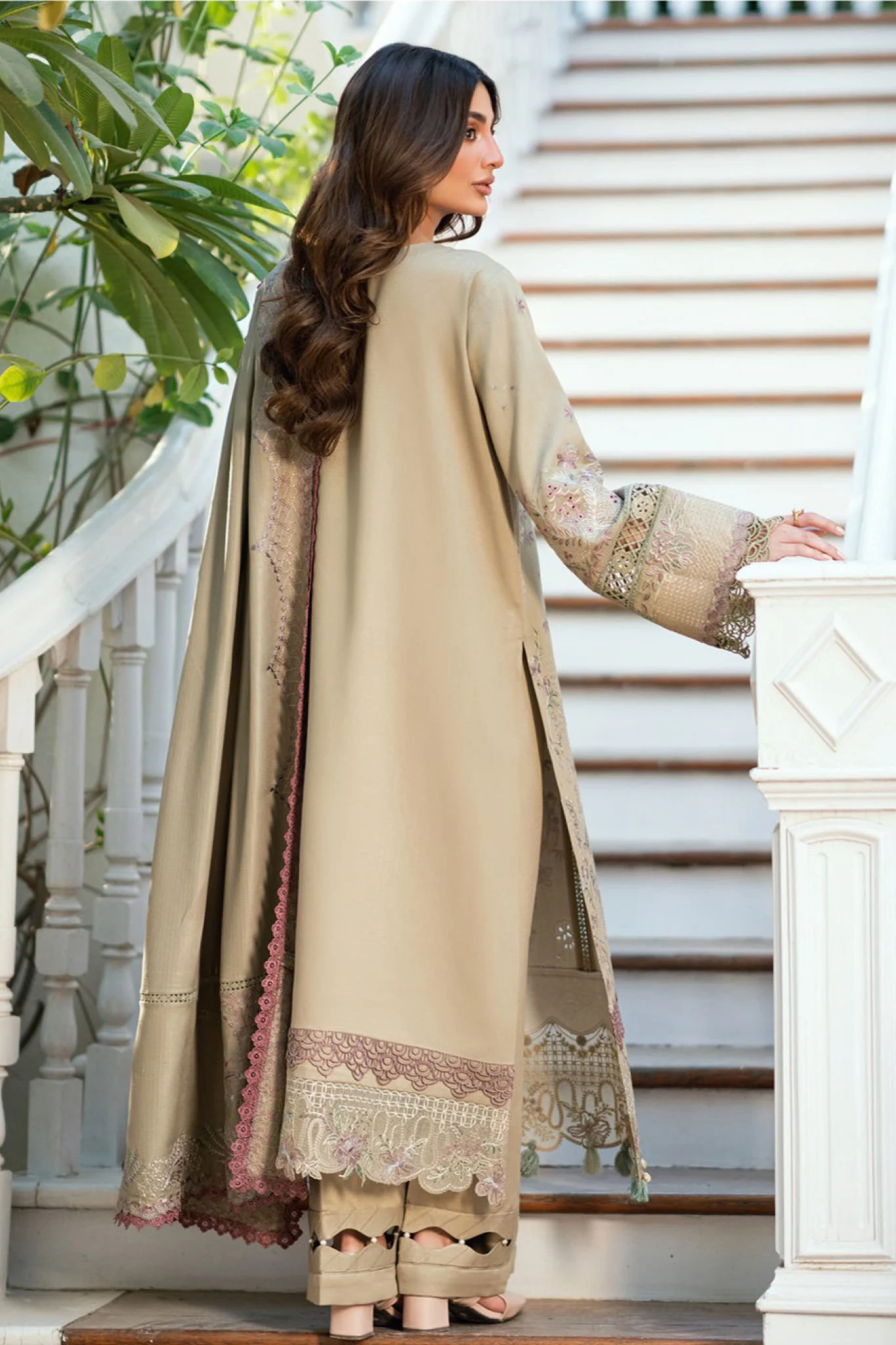 Serenity By Florent Unstitched 3 Piece Winter Suit-FL-7A - Image 3