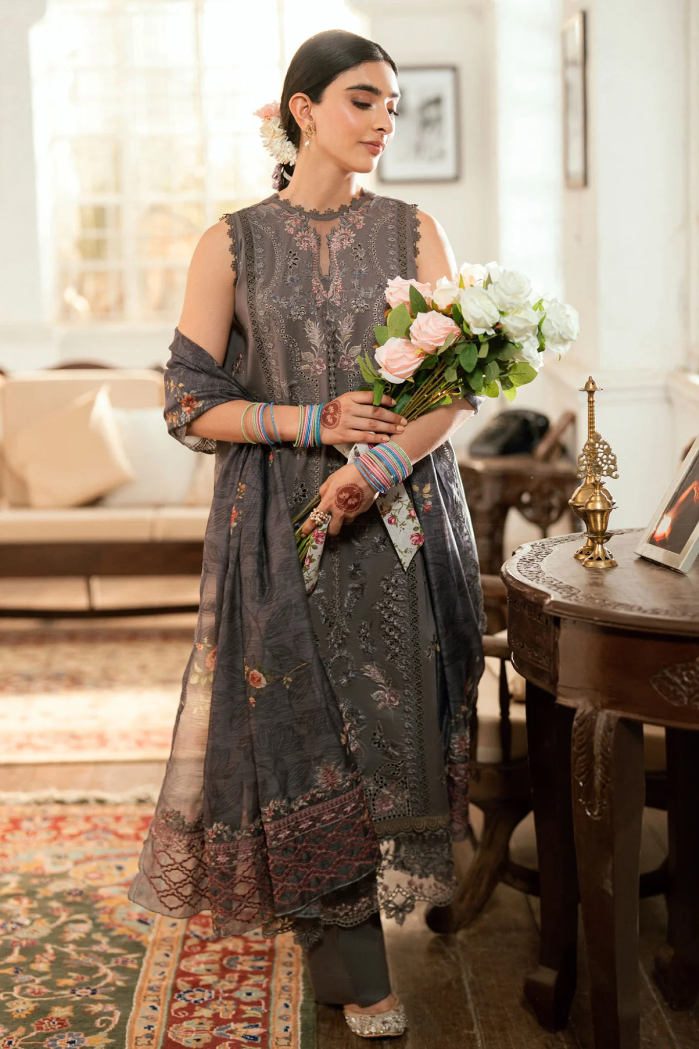 Florent Unstitched 3 Piece Emb Lawn Eid Edit Collection-FEE-04-A