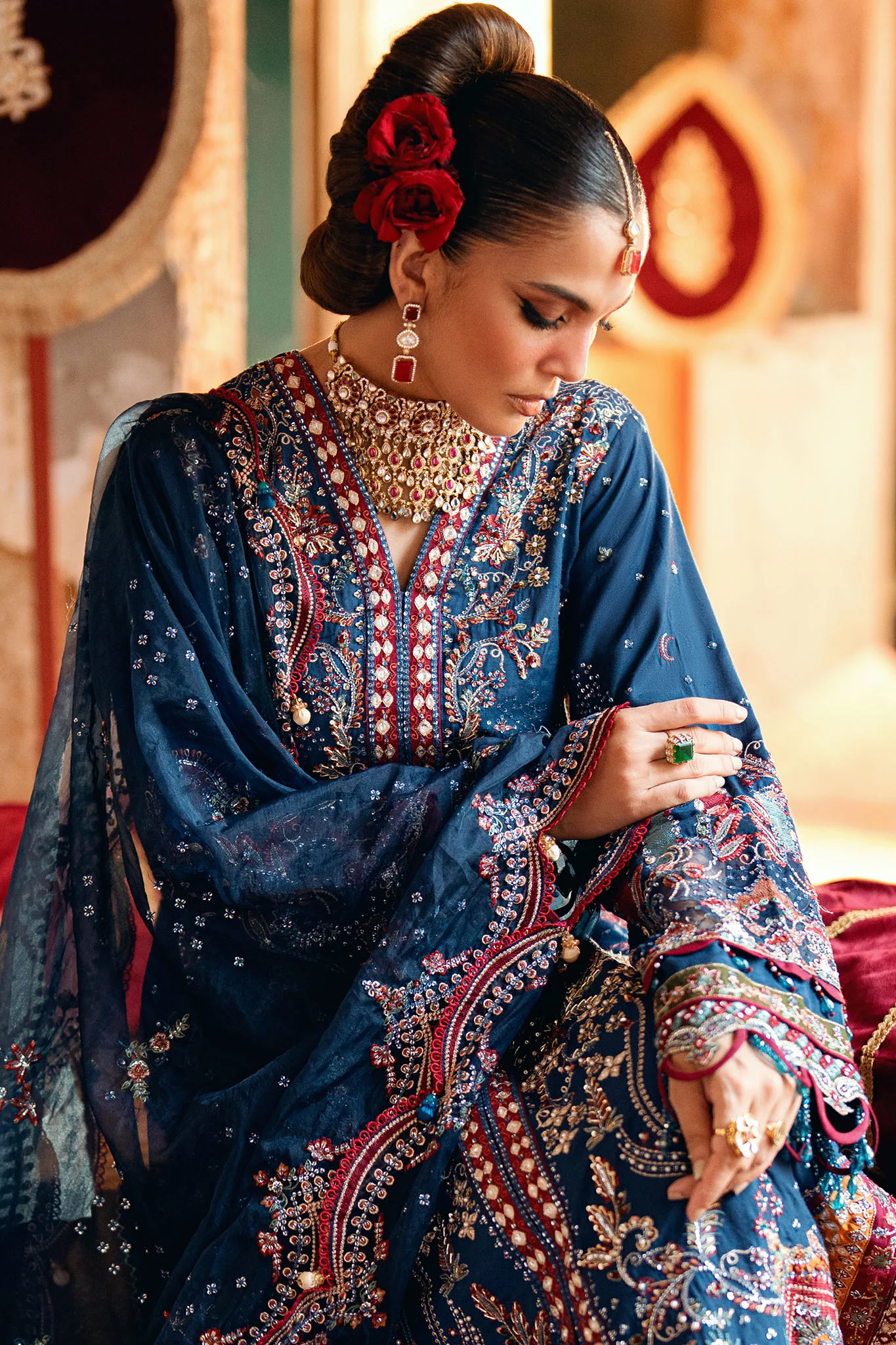 Mehermaah by Florent Unstitched 3 Piece Wedding Formals Suit-Jashn - Image 2