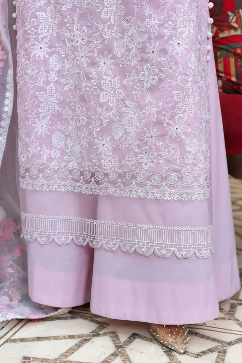 Tabeer By Mariam Malik Unstitched 3 Piece Summer Suit-Floret - Image 9