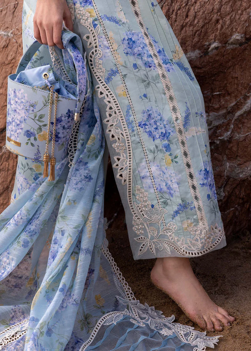 Flow by Crimson Unstitched 3 Piece Lawn Suit-D3-B - Image 4