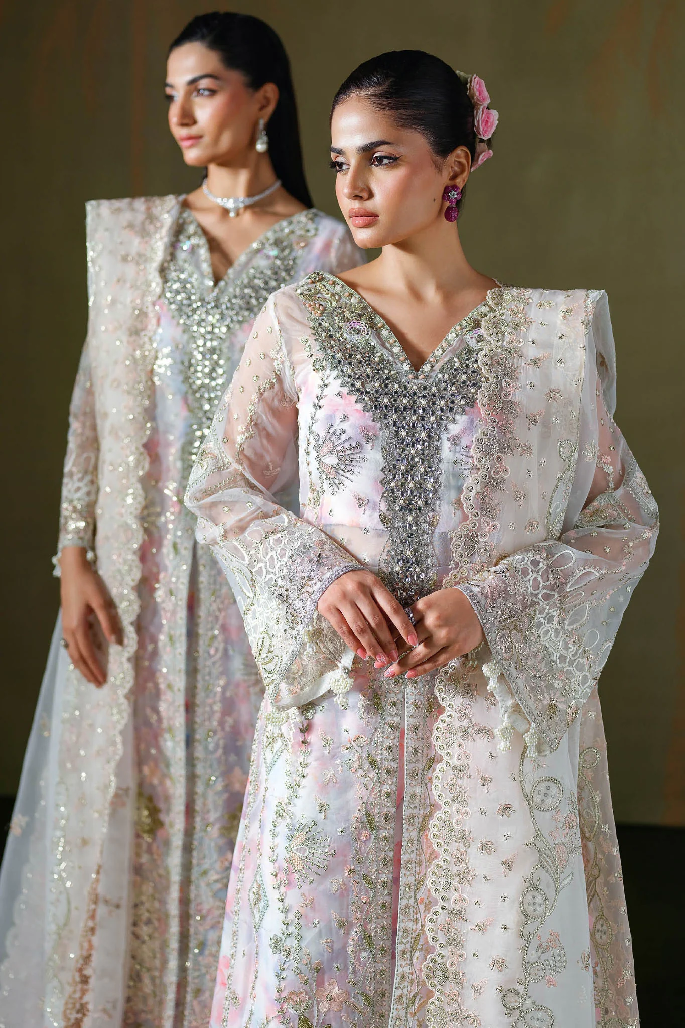 Ramsha Unstitched 3 Piece Festive Formals Vol-03 Suit-E-306 - Image 10