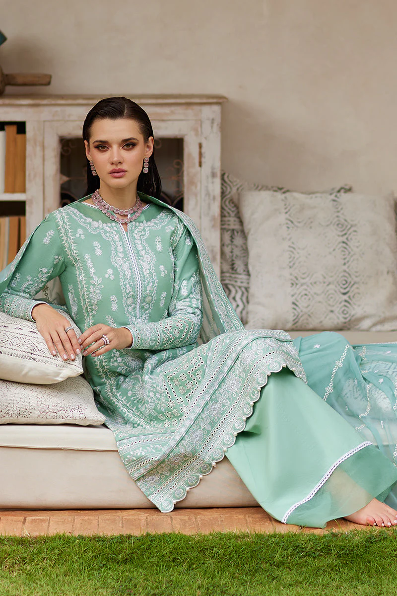 Gulaal Unstitched 3 Piece Luxury Lawn Suit-Freesia - Image 4