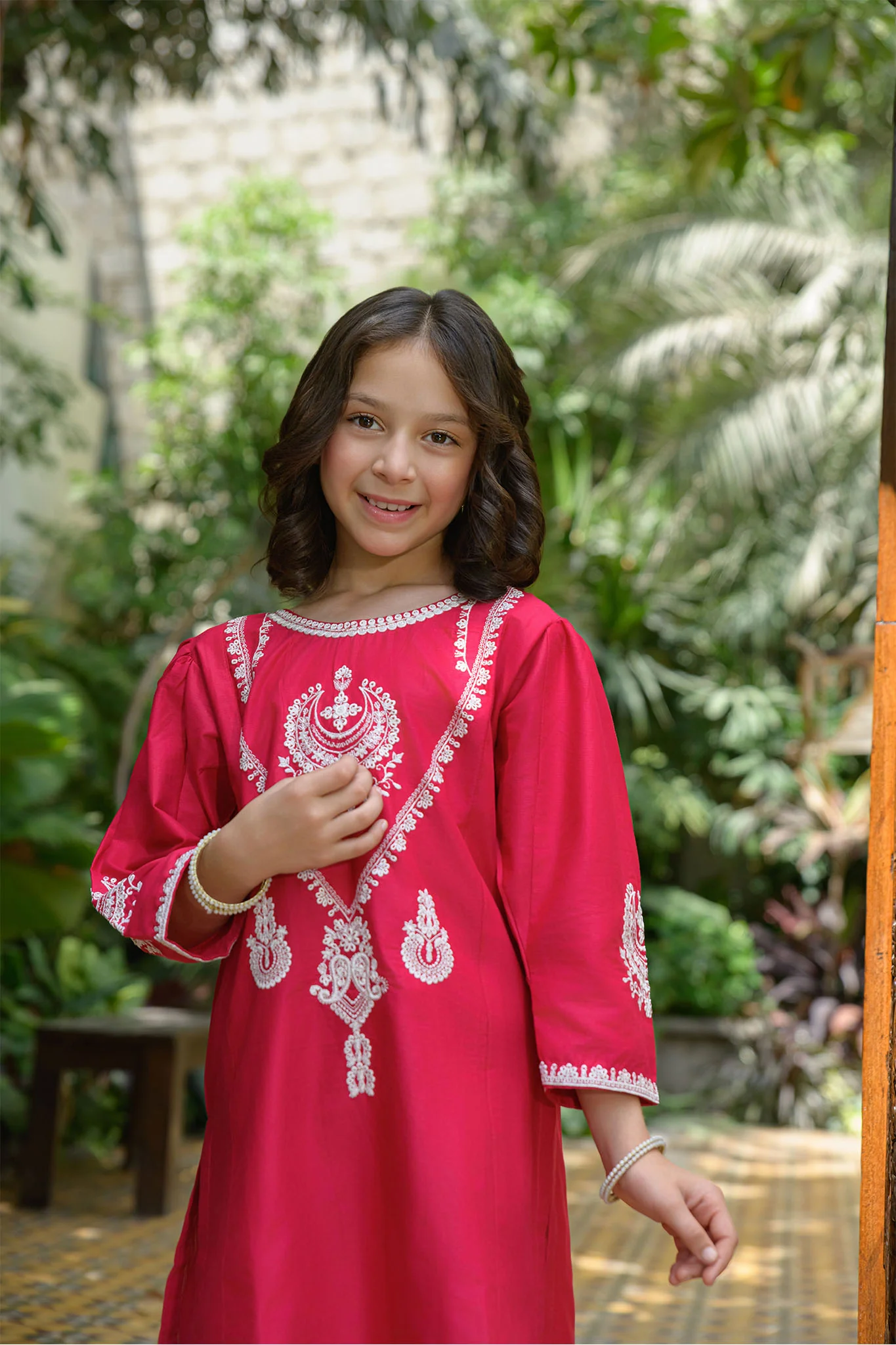 Fresh Bird Stitched 2 Piece Festive Kids Suit-Mahpara - Image 7