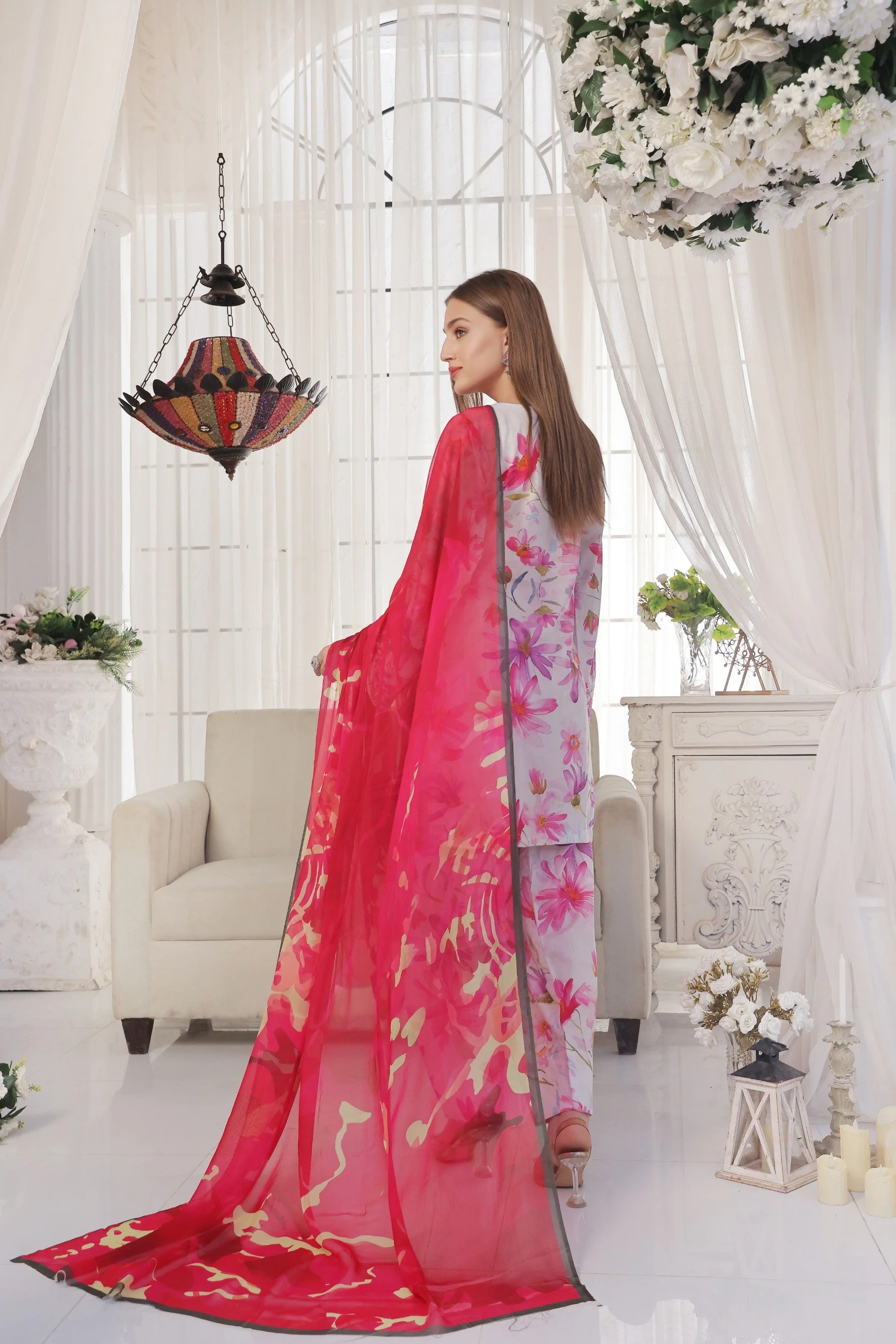 Midnight Murmurs By Feathers Lawn Suit-PRISMA-FT476 - Image 3