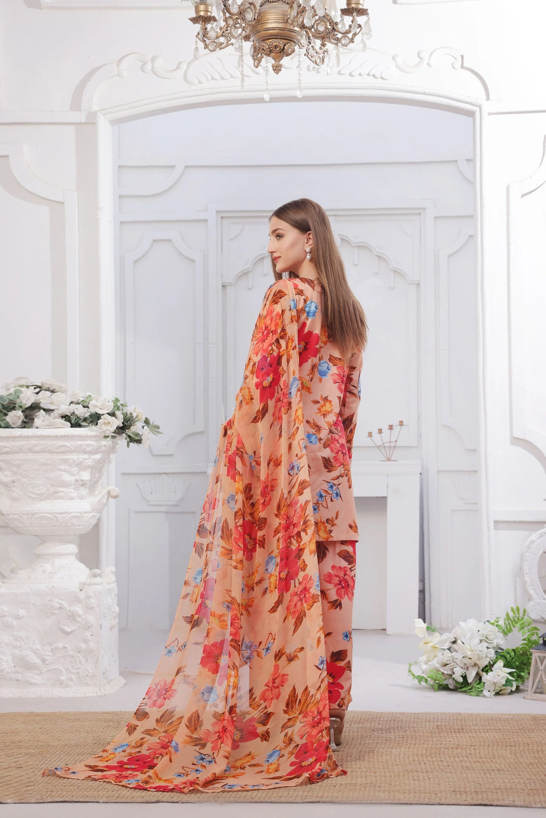 Midnight Murmurs By Feathers Lawn Suit-FAYLIN-FT479 - Image 3