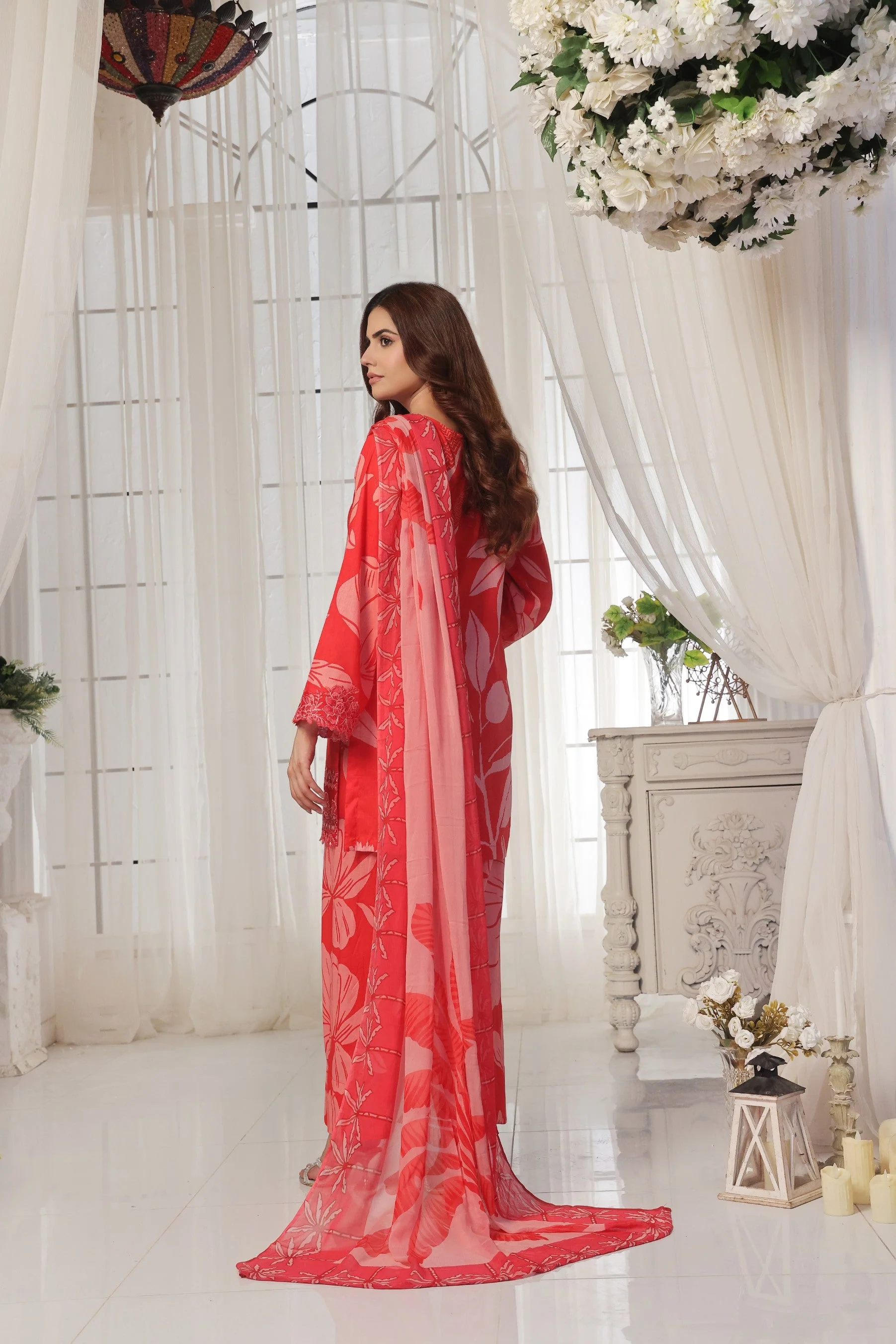 Midnight Murmurs By Feathers Lawn Suit-ZAFINA-FT484 - Image 4