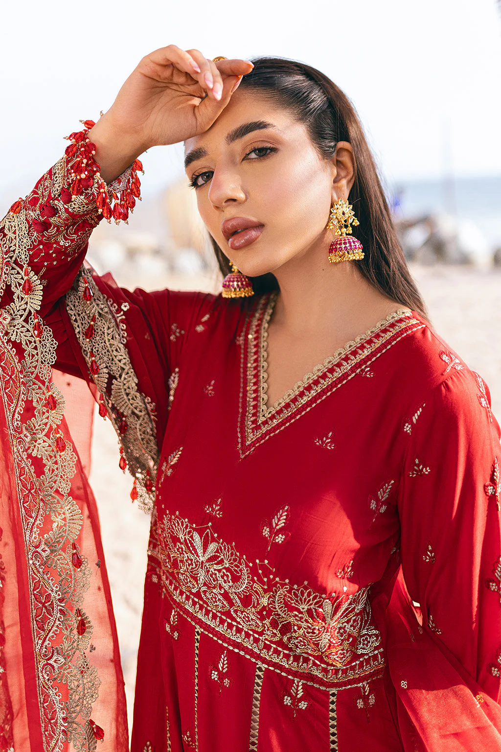 Zarposh Unstitched 3 Piece Summer Collection-Ghazal - Image 4