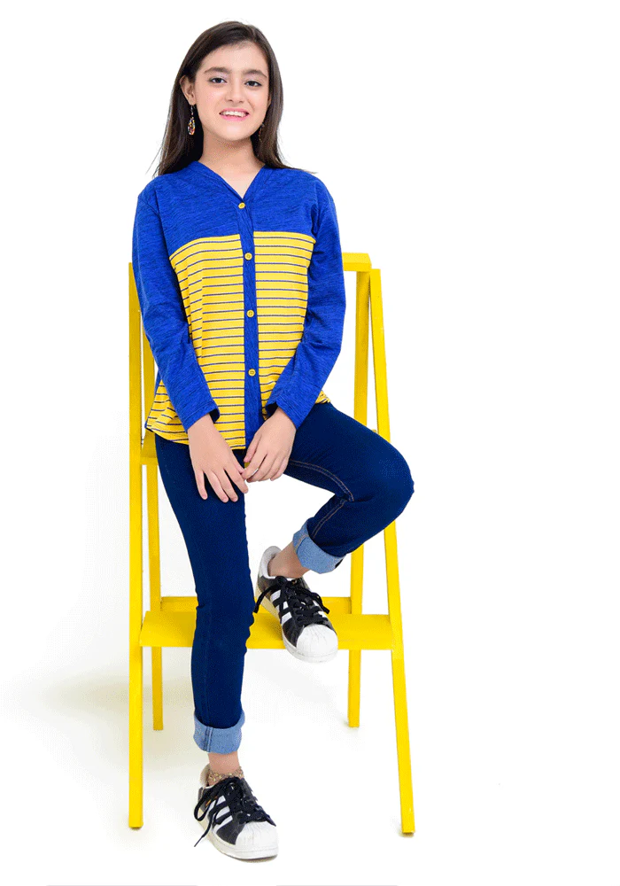 Ochre Clothing Girls Jersey Top - Image 3
