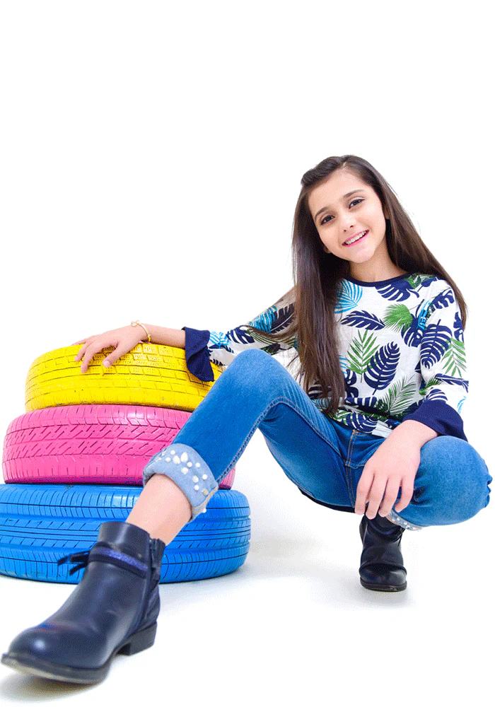 Ochre Clothing Girls Jersey Top - Image 3