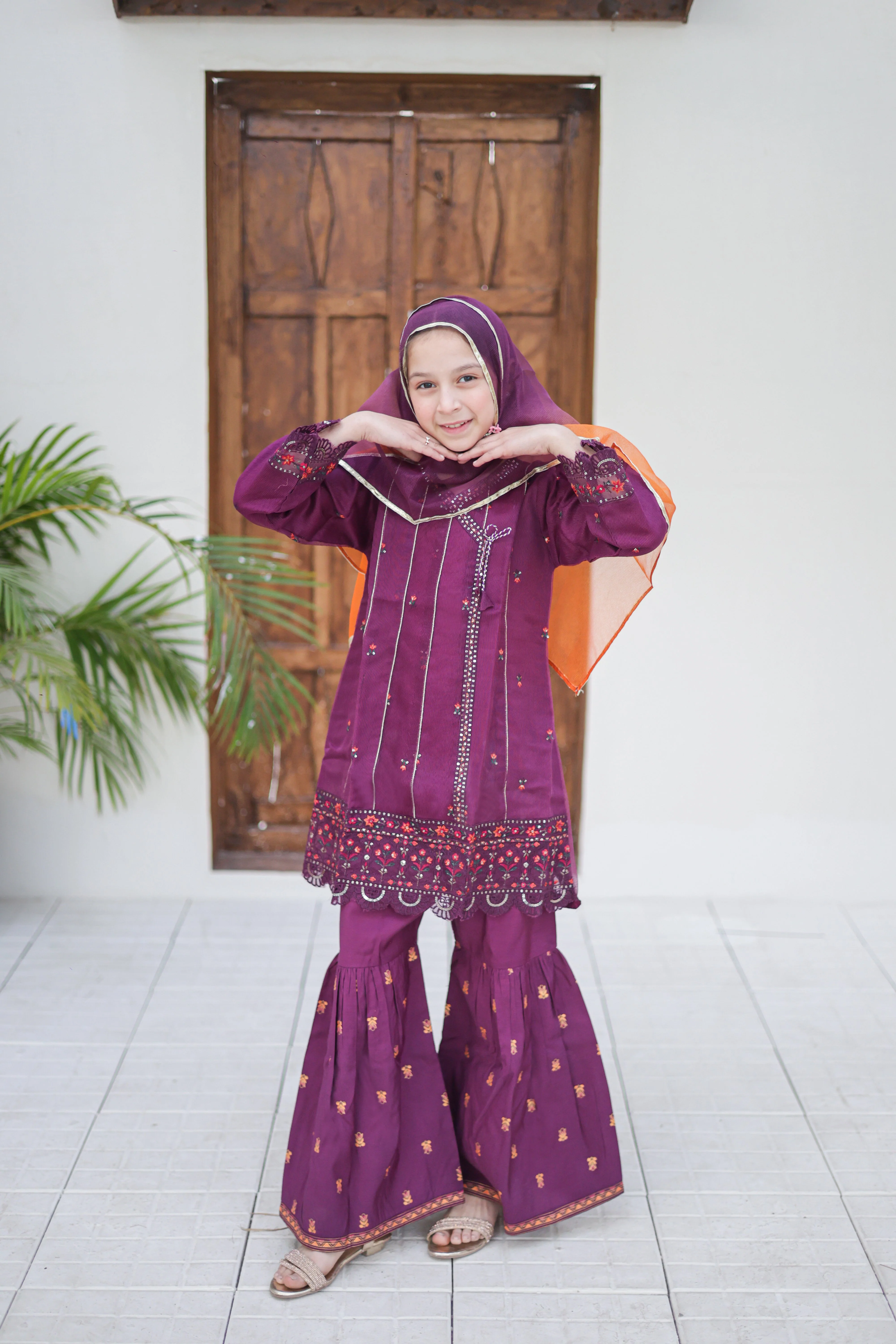 Saheli By Suntex Stitched 3 Piece Formals Eid Edit Suit-2583