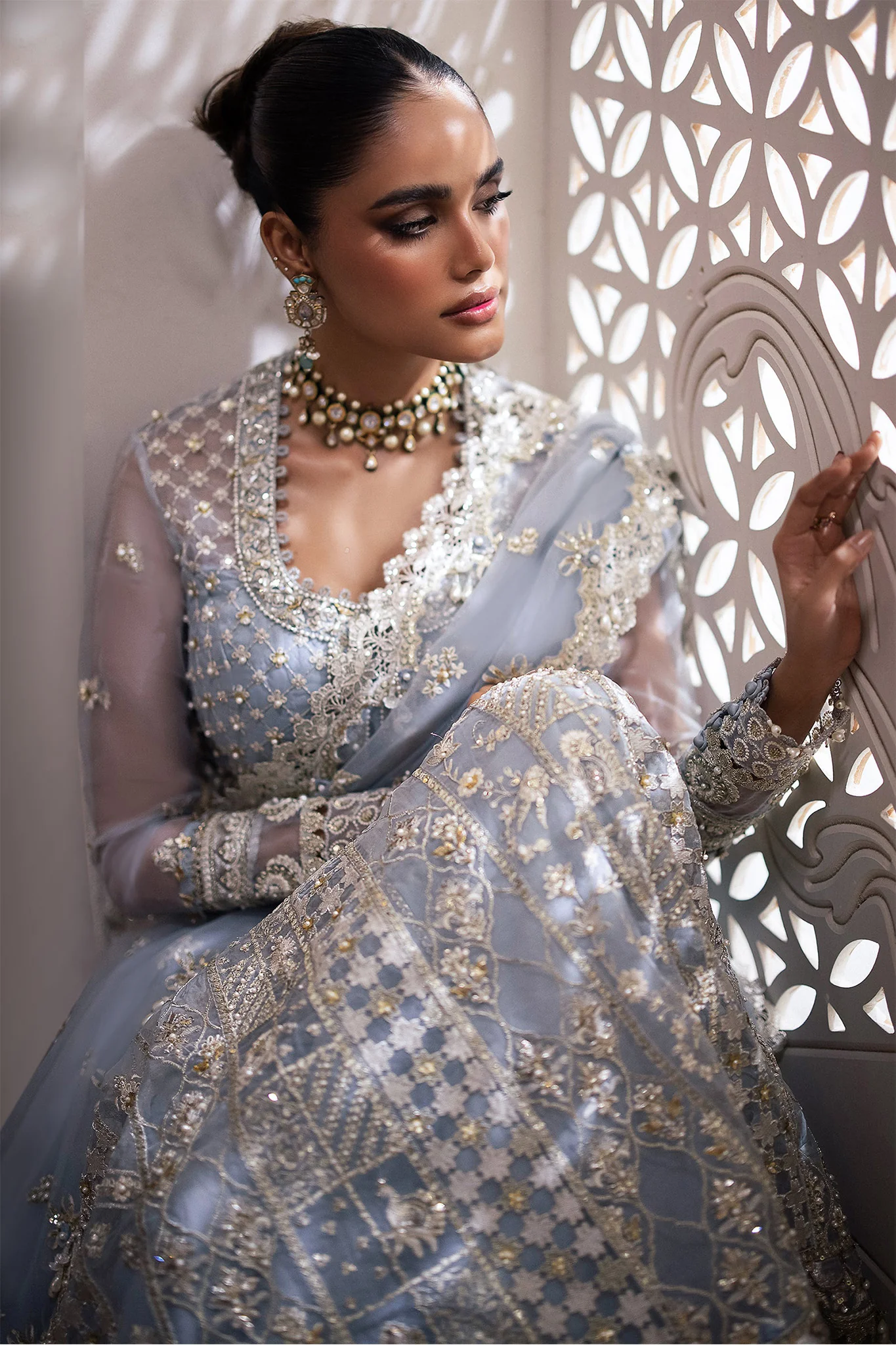 Gossamer By Zaha Unstitched 3 Piece Luxury Formals Suit-ZC-01-Sofina - Image 5