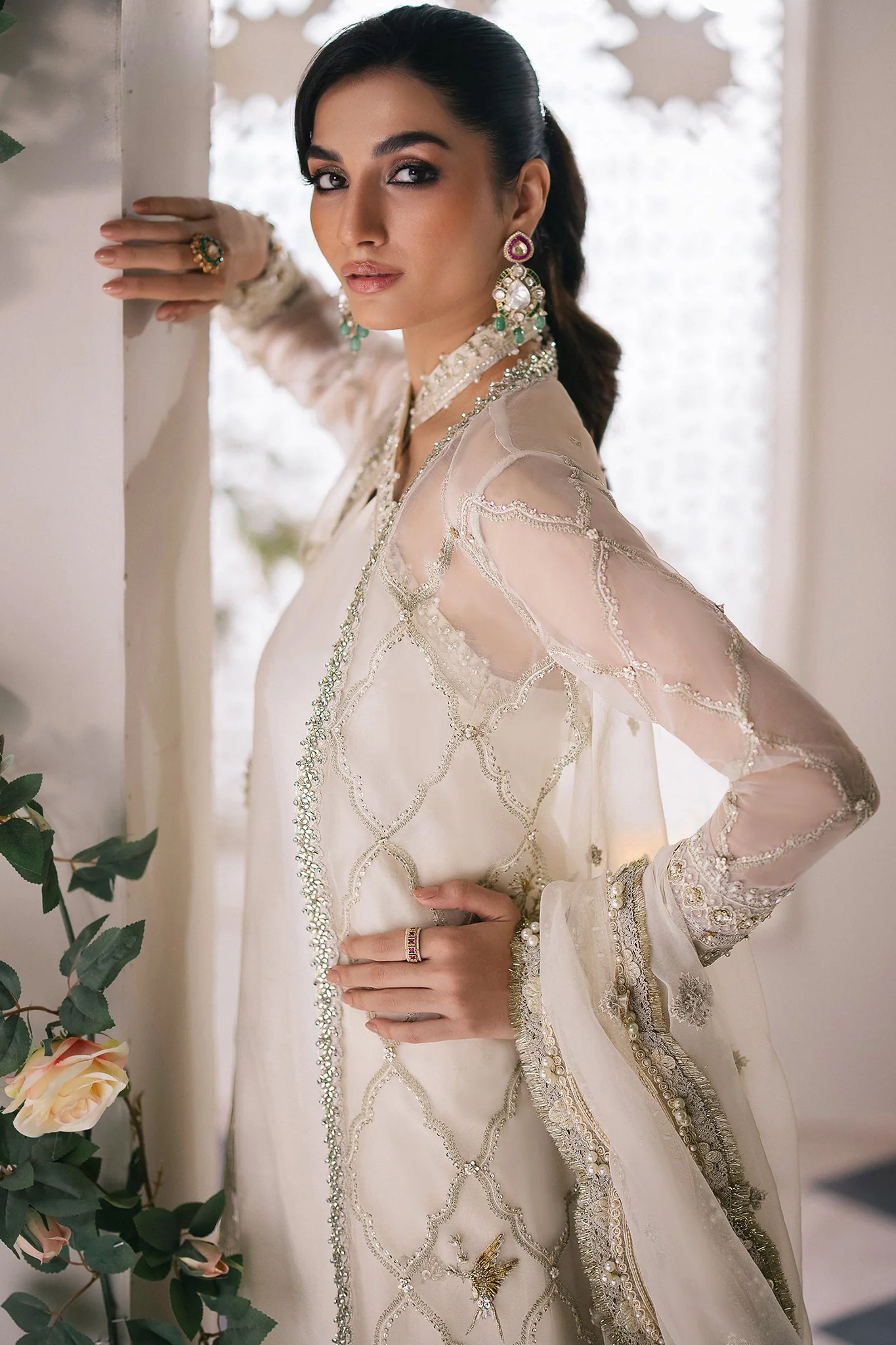 Gossamer By Zaha Unstitched 3 Piece Luxury Formals Suit-ZC-02-Leiyn - Image 2