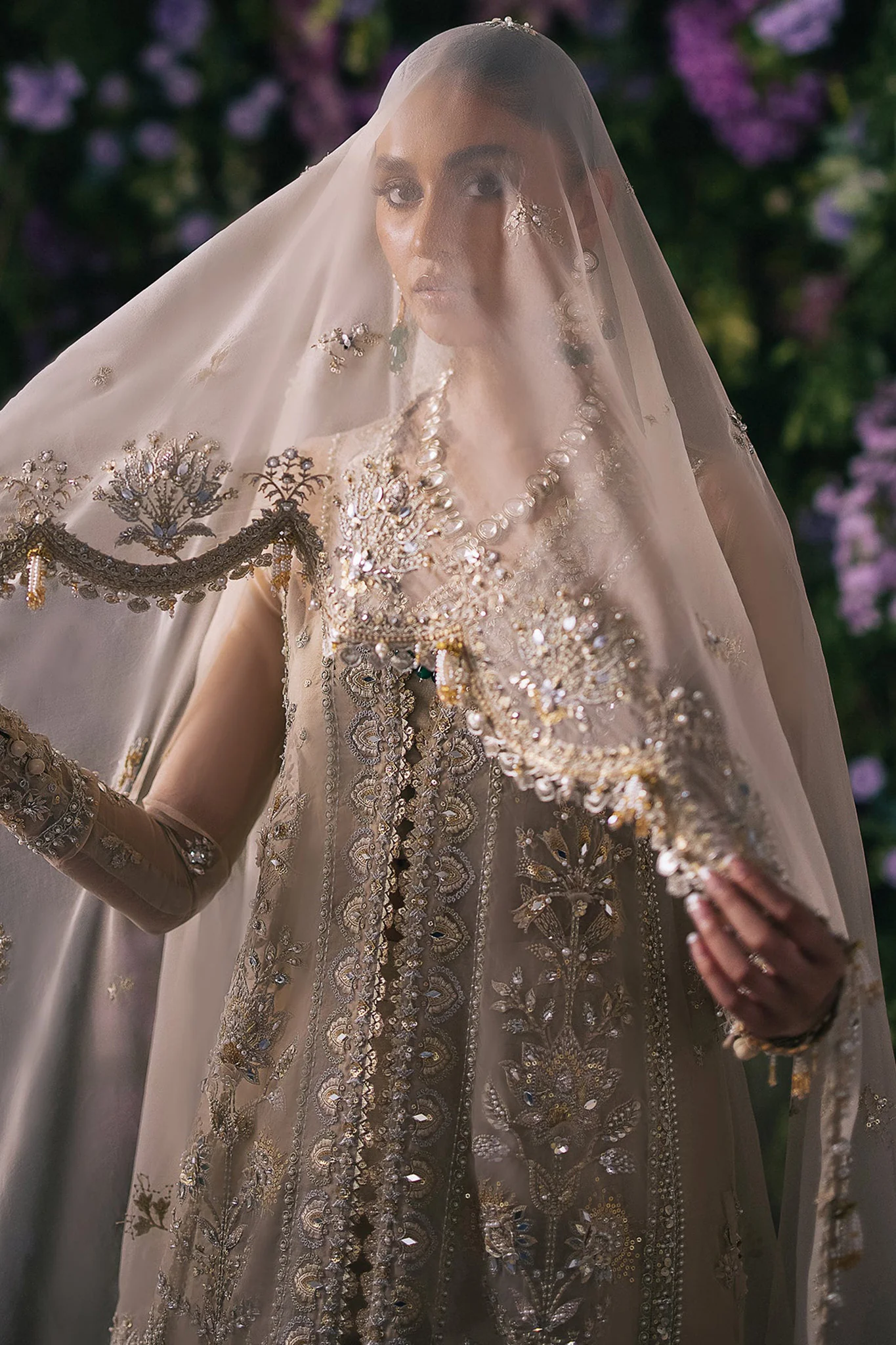 Gossamer By Zaha Unstitched 3 Piece Luxury Formals Suit-ZC-06-Talia - Image 5