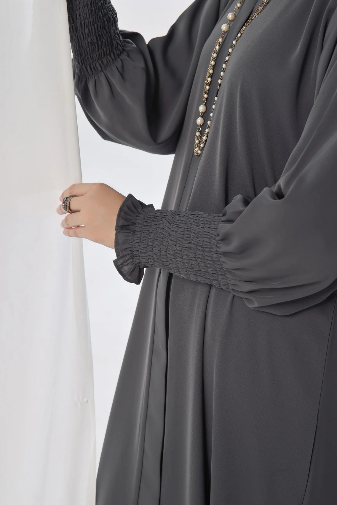 Tgm Abaya Collection-Grey Paradise - Image 3