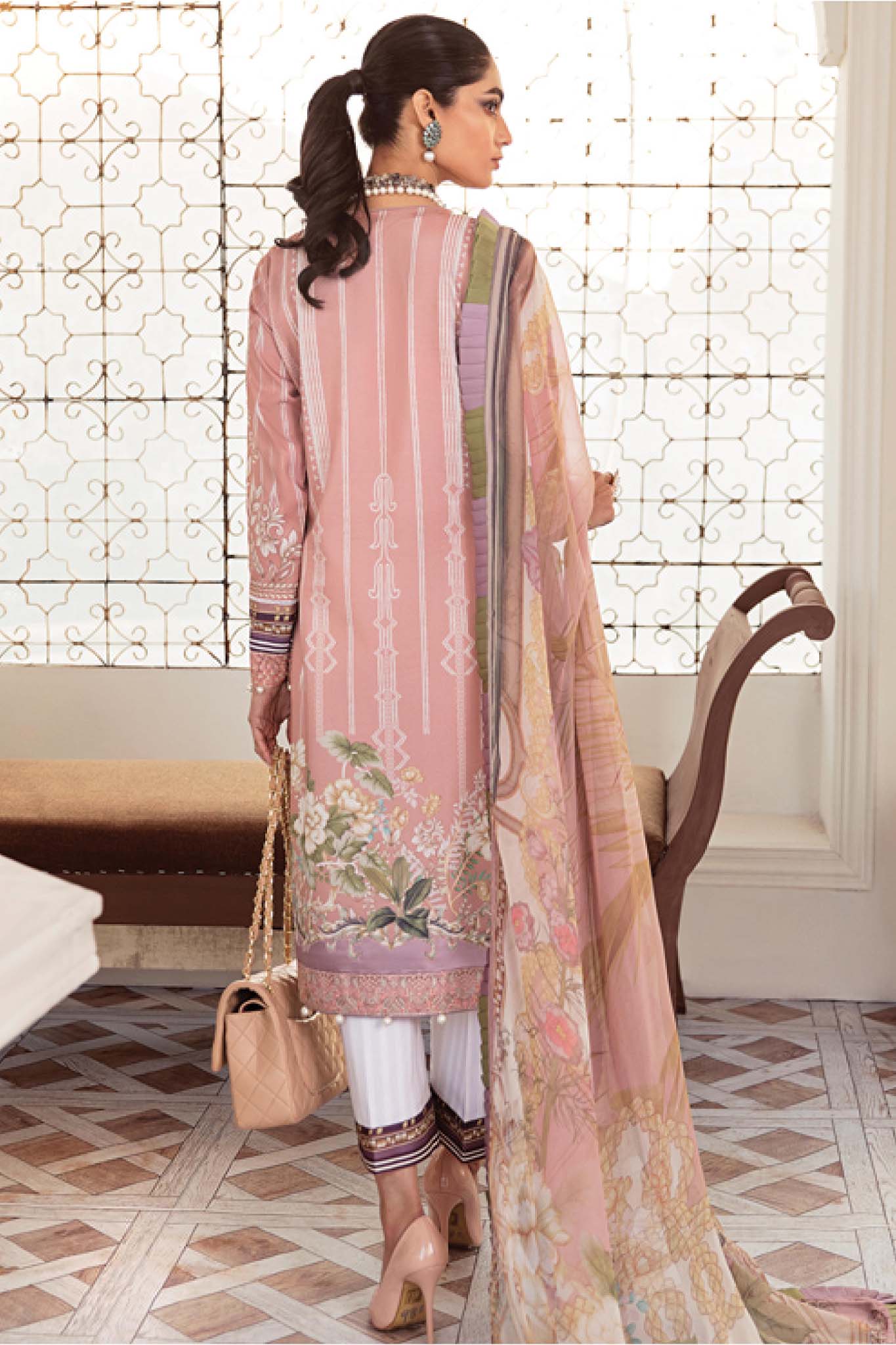 Gulaal Unstitched 3 Piece Lawn Vol-01 Suit-06-Sienna - Image 3
