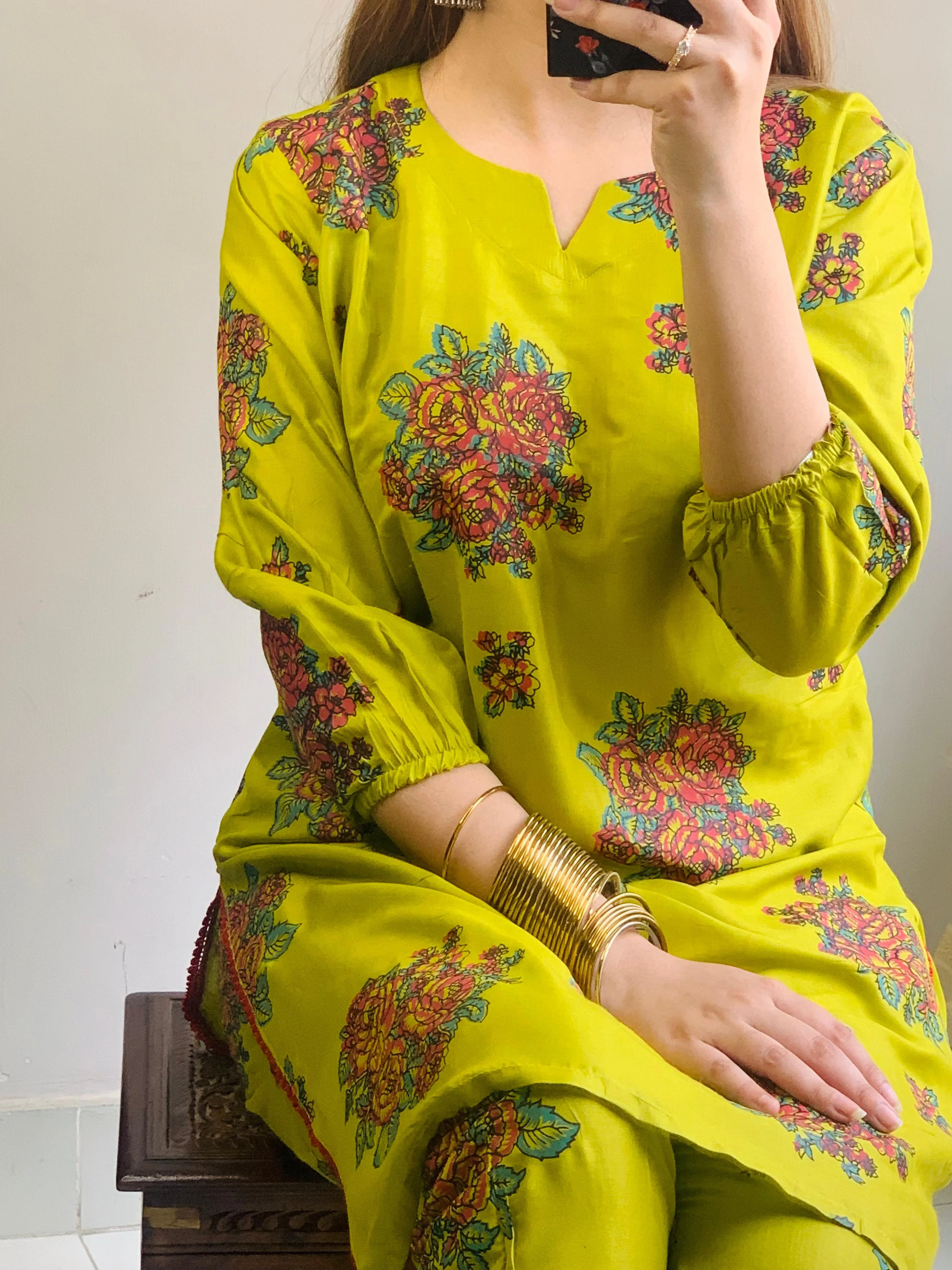 Zaib E Hoor Gulab 2Pcs Stitched Suit - Image 13