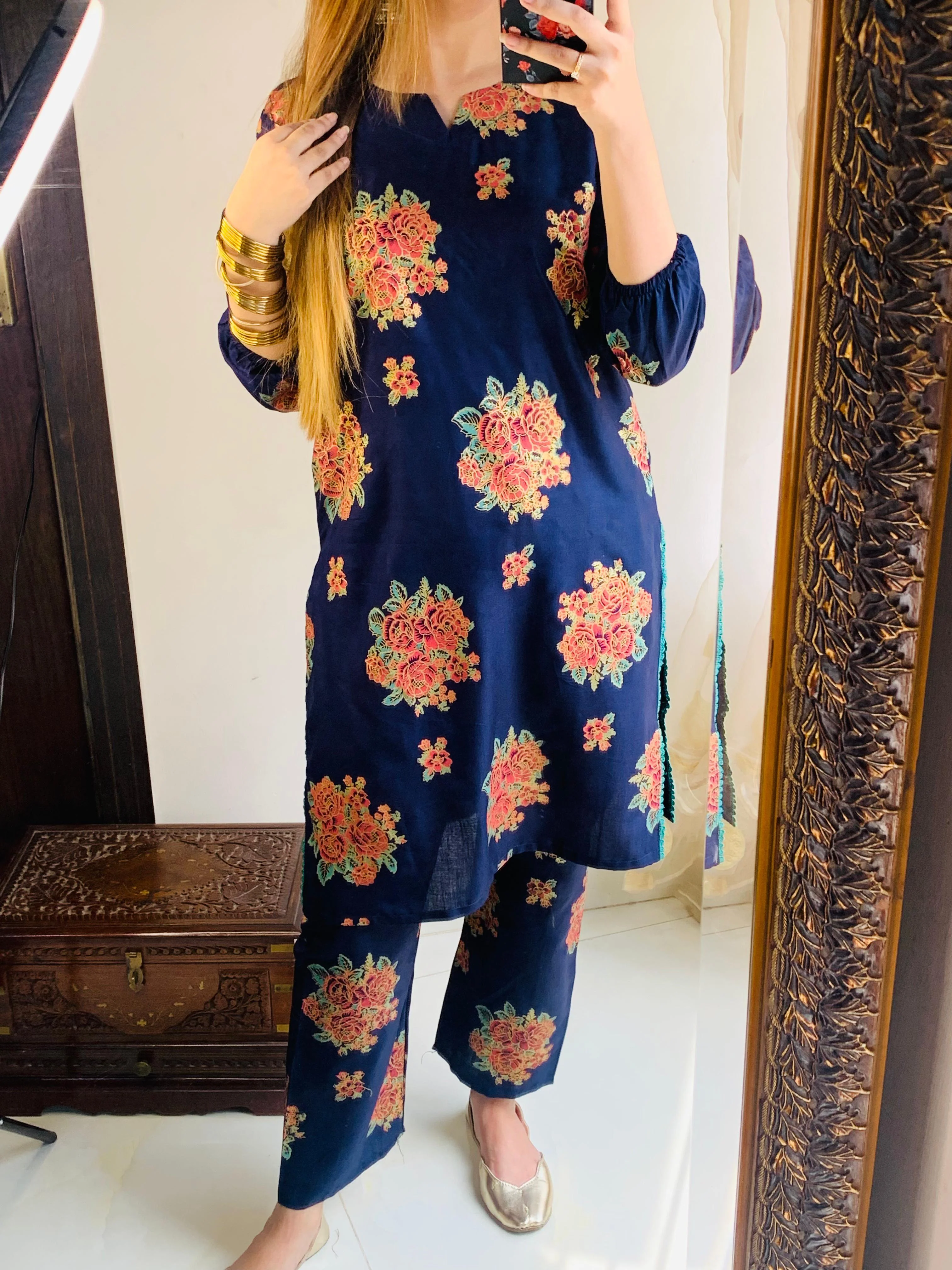 Zaib E Hoor Gulab 2Pcs Stitched Suit - Image 6