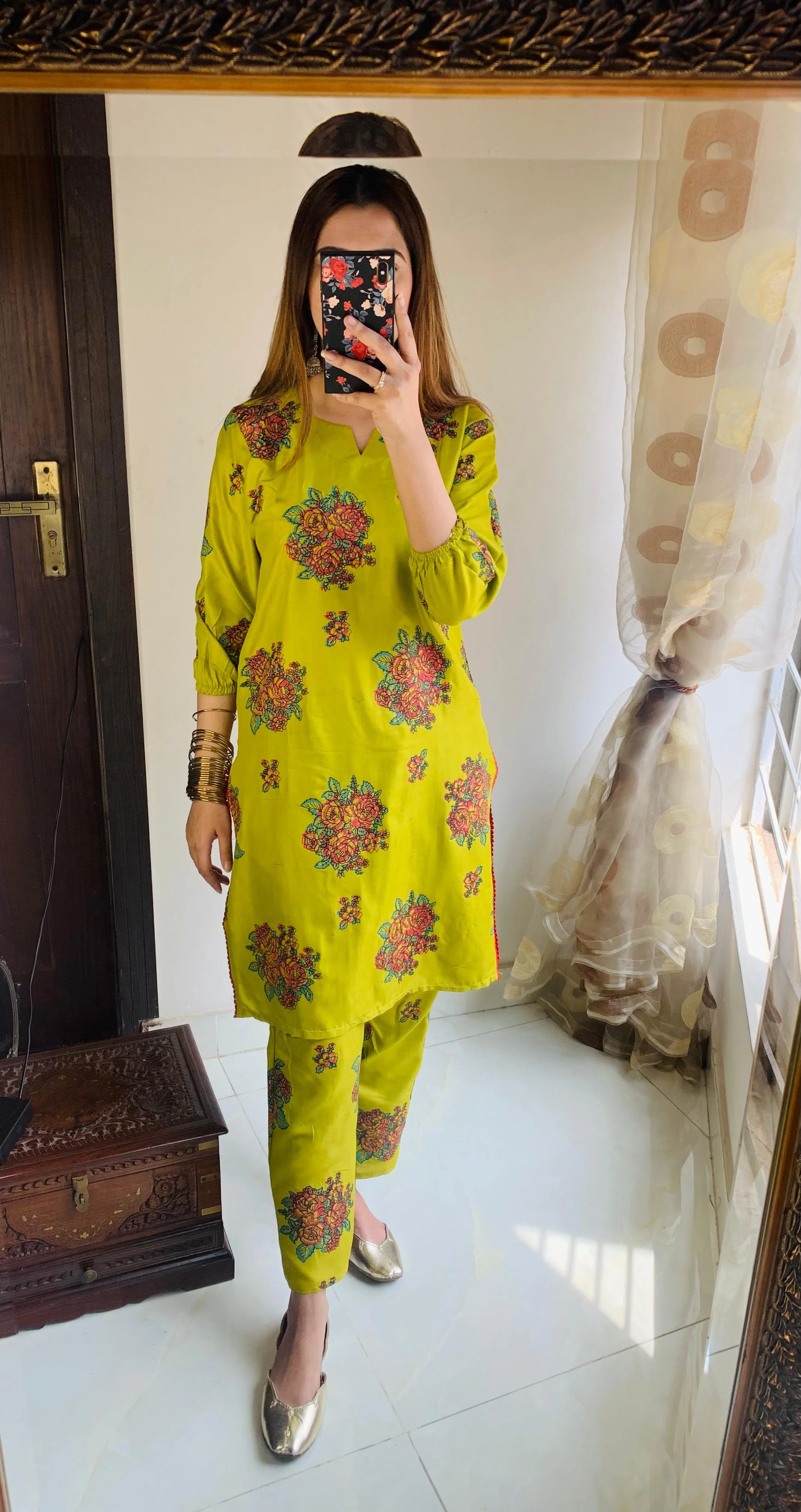 Zaib E Hoor Gulab 2Pcs Stitched Suit - Image 7