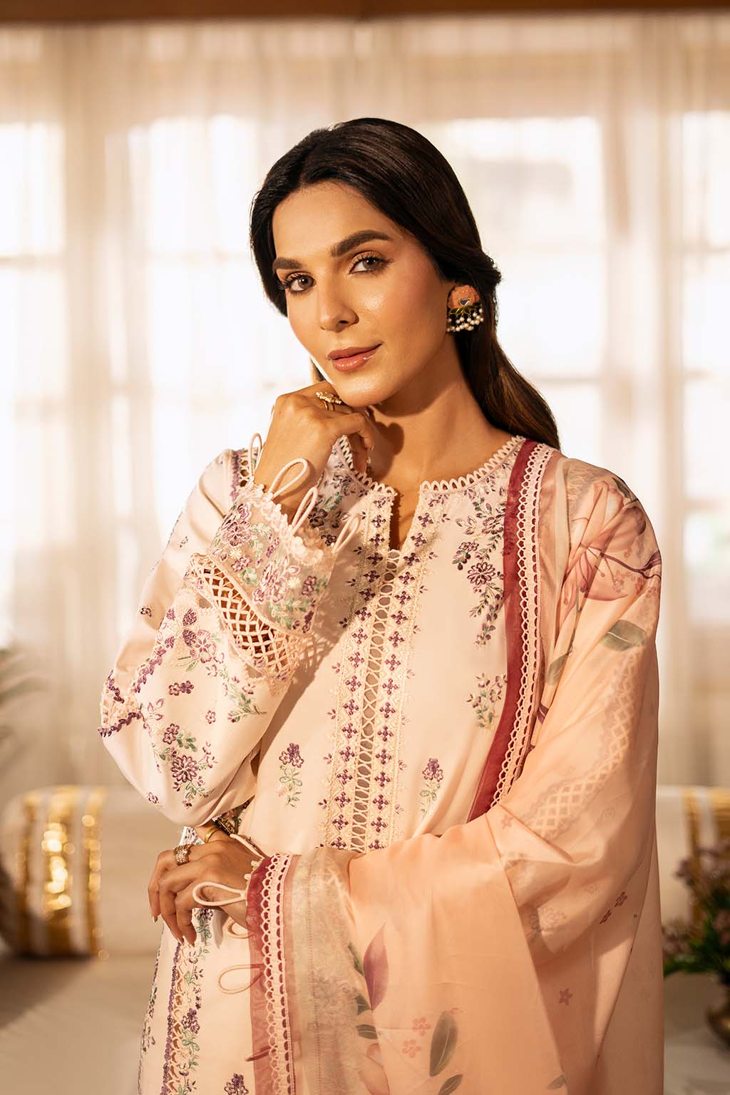 Zarposh Unstitched 3 Piece Lawn Collection-Gulbano - Image 4