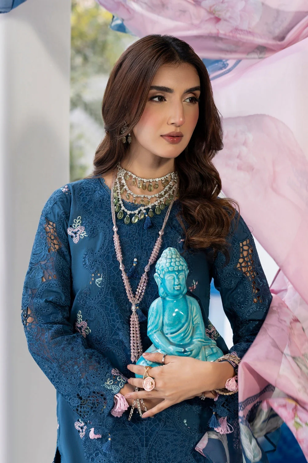 Dil Kash By Gulmina Unstitched 3 Piece Summer Lawn Suit-NAEEMA - Image 6
