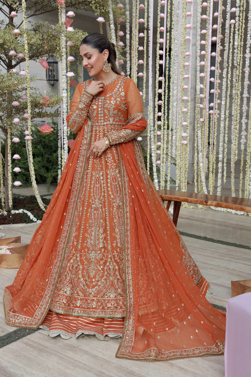 Gulmina Unstitched 3 Piece Luxury Chiffon Suit-Anaya - Image 6