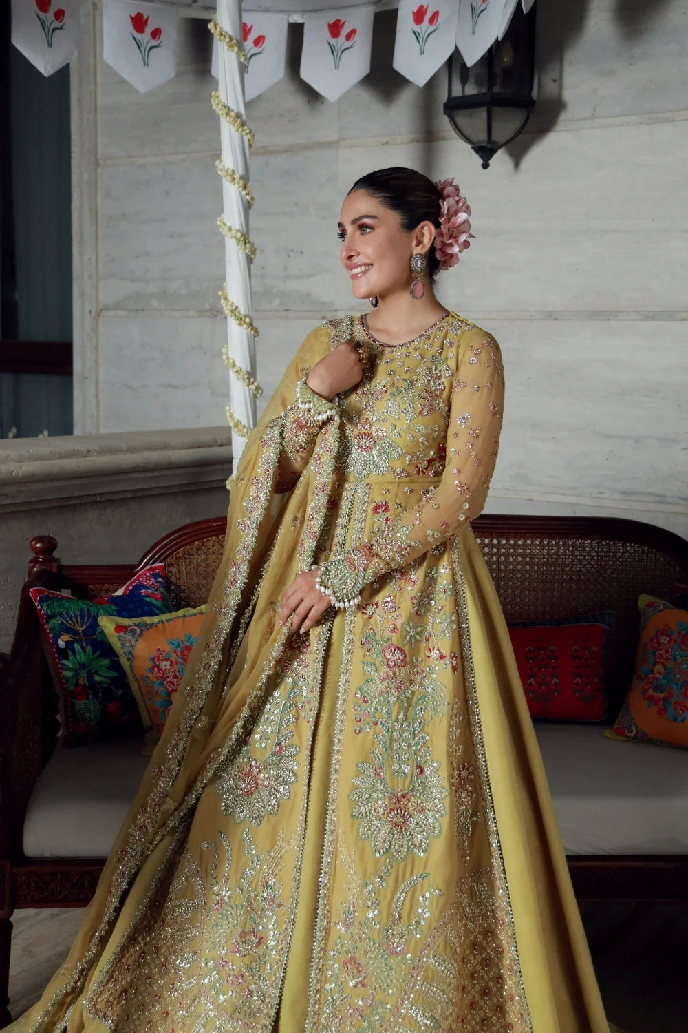Gulmina Unstitched 3 Piece Luxury Chiffon Suit-Ayeza - Image 9