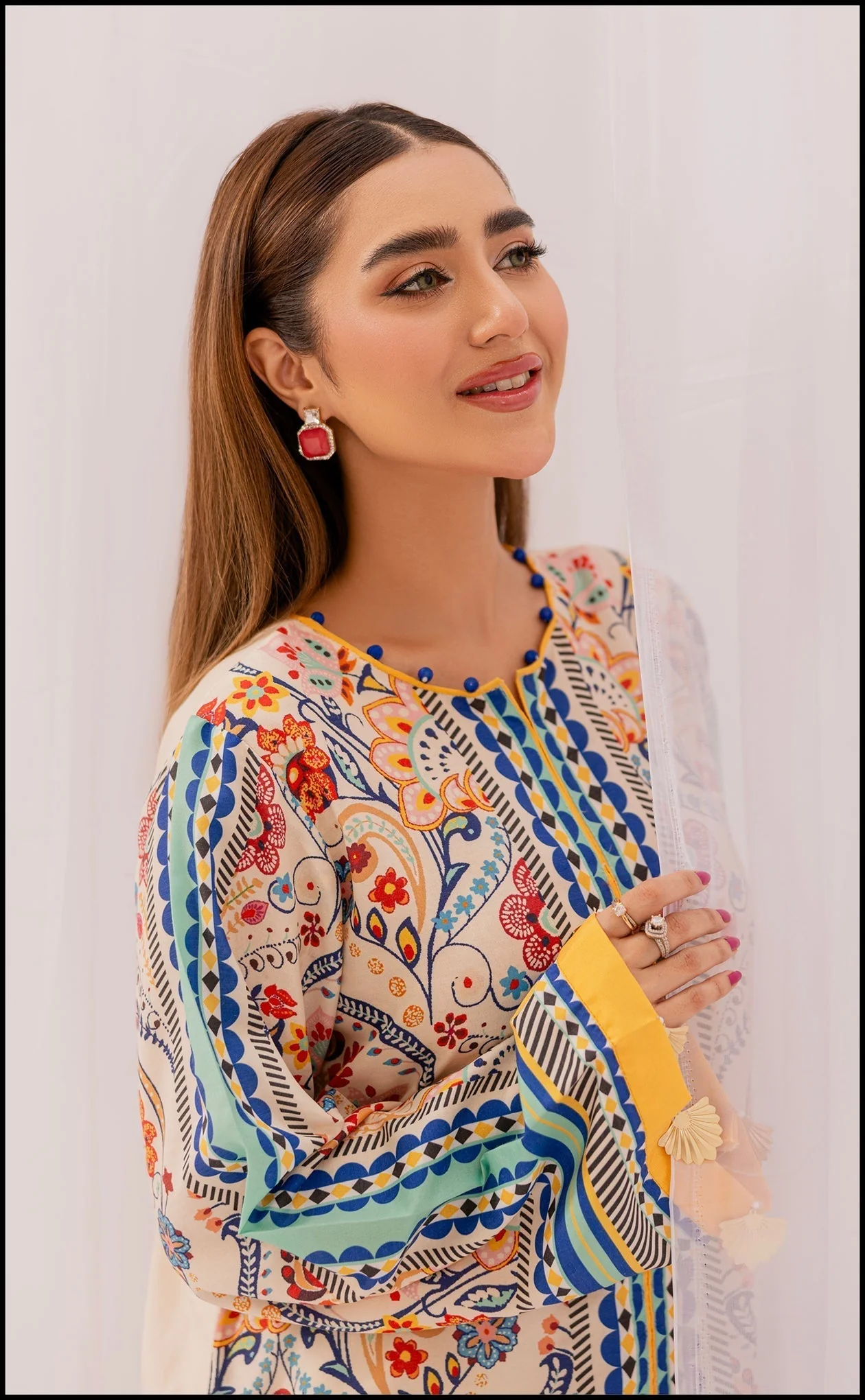 Zaib E Hoor Opal Threads 2Pc Stitched Suit - Image 5