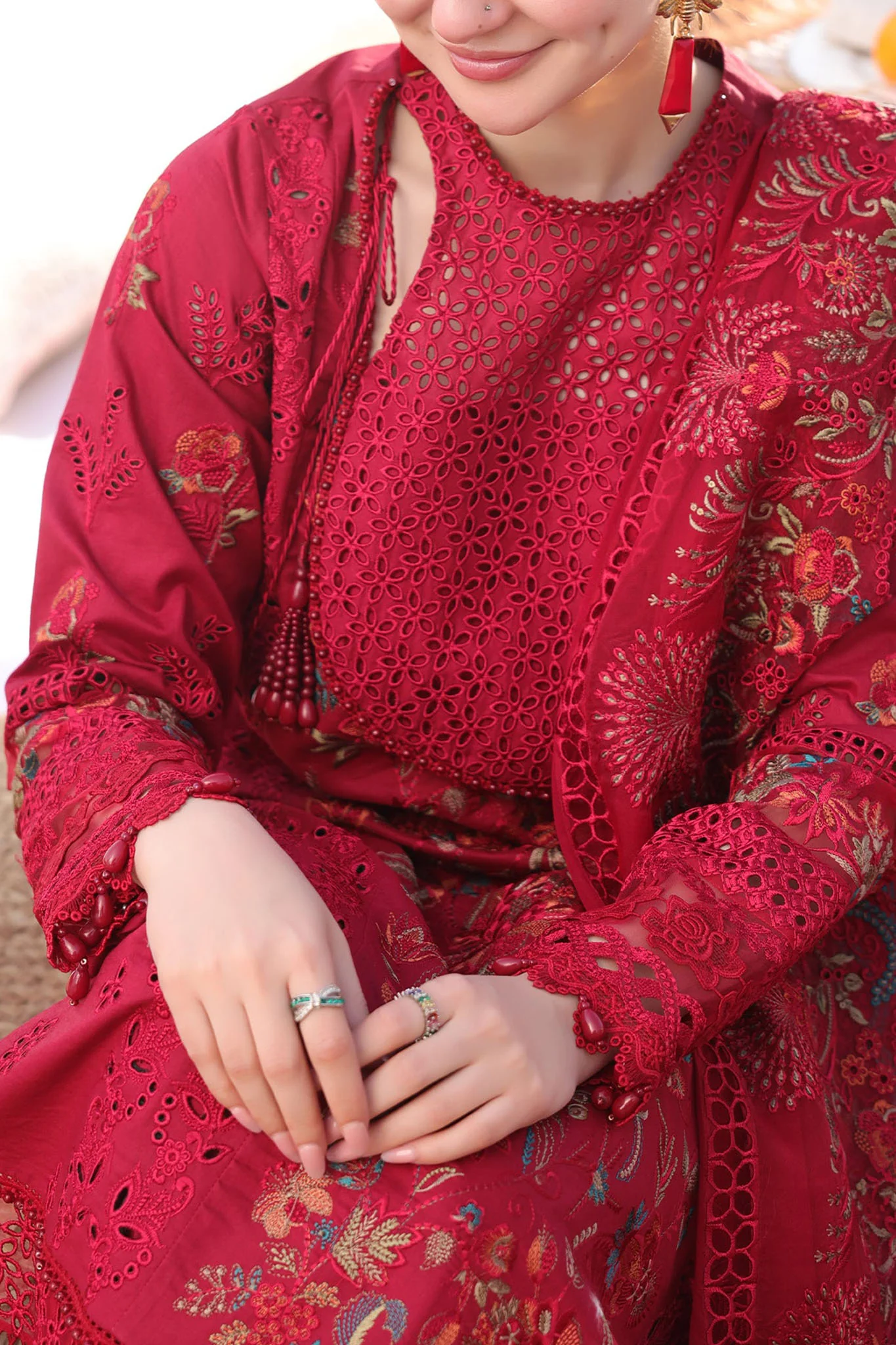 Hania By Imrozia Unstitched 3 Piece Luxury Lawn Collection-SL-82-Iswah - Image 4