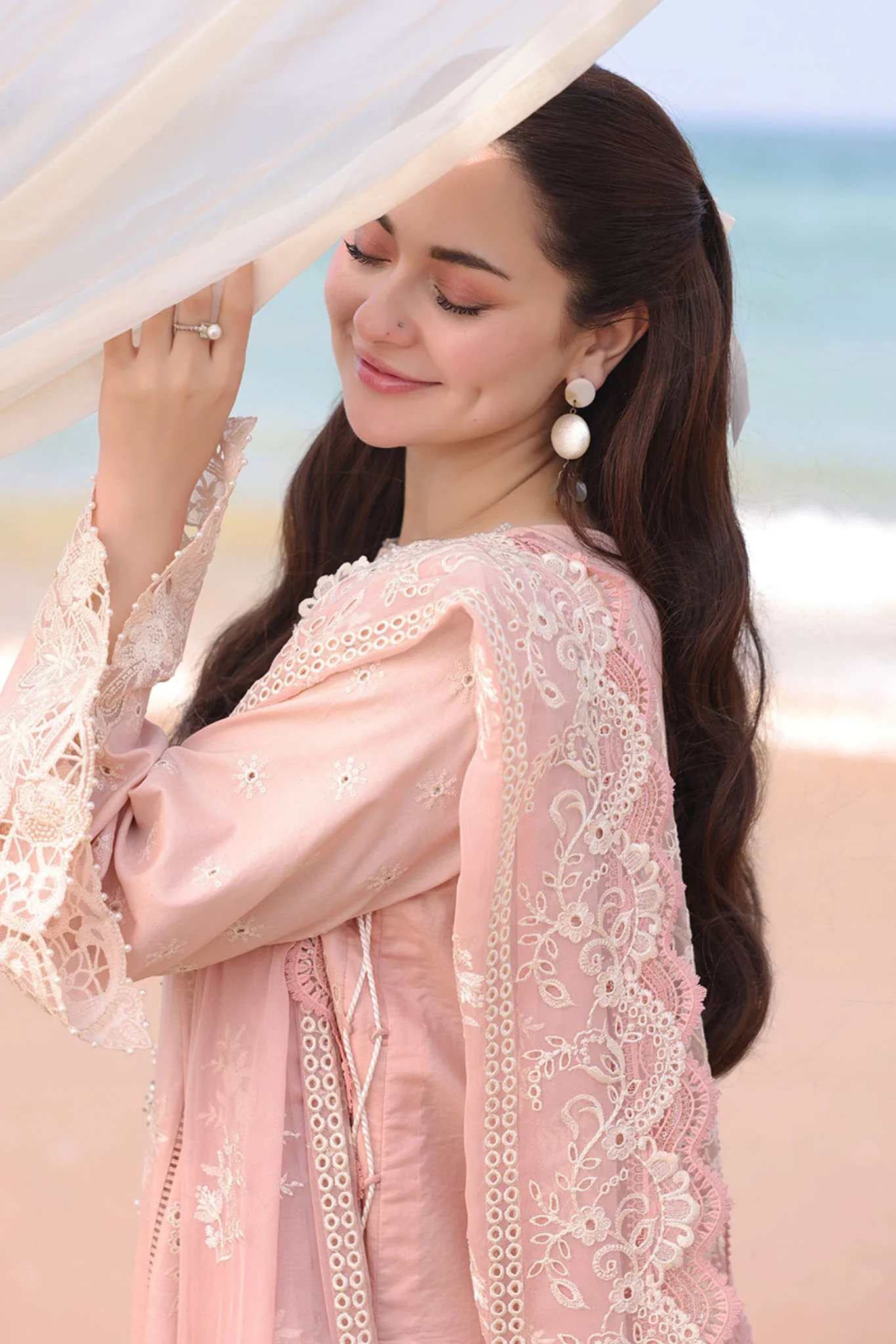 Hania By Imrozia Unstitched 3 Piece Luxury Lawn Collection-SL-84-Amaya - Image 3