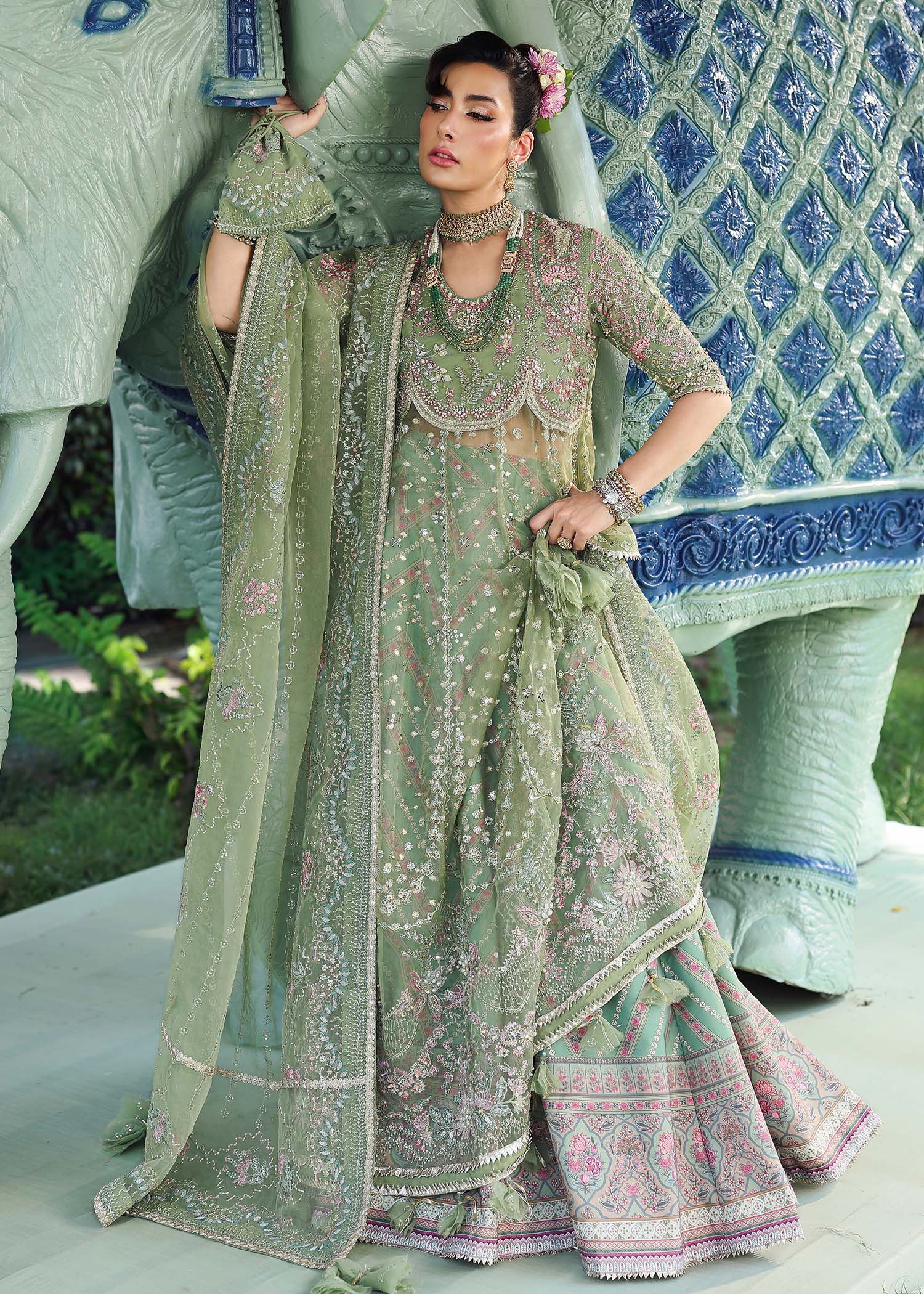 Veere Di Wedding By Sardinia Unstitched 3 Piece Collection-HEER - Image 4