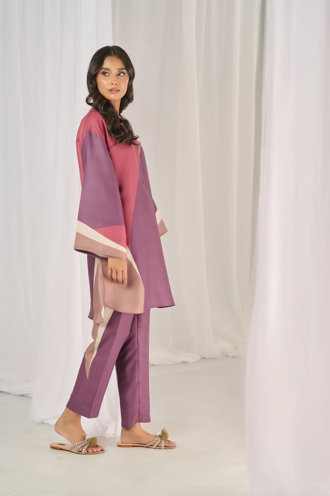 Heeriye Printed Co-Ord Set (Pret) - 1122 - Image 3