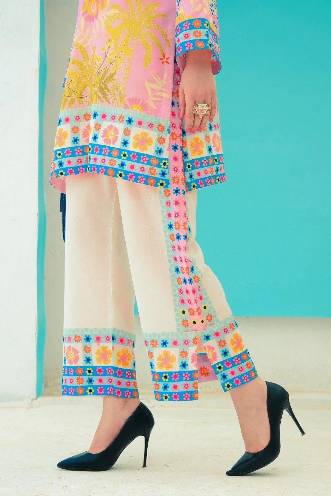 Heeriye Printed Co-Ord Set (Pret) - 113 - Image 5