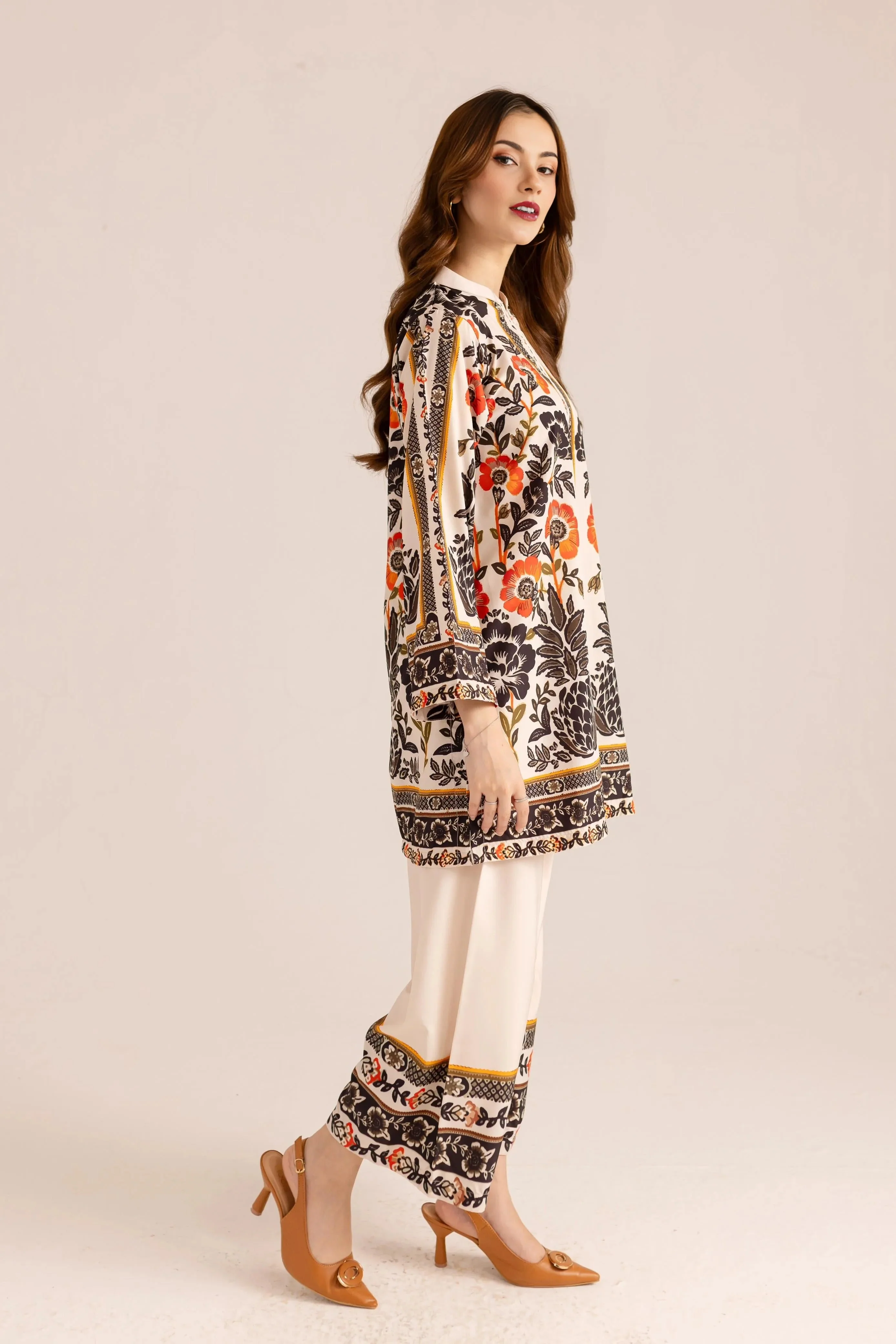 Heeriye Printed Co-Ord Set (Pret) - 118 - Image 4