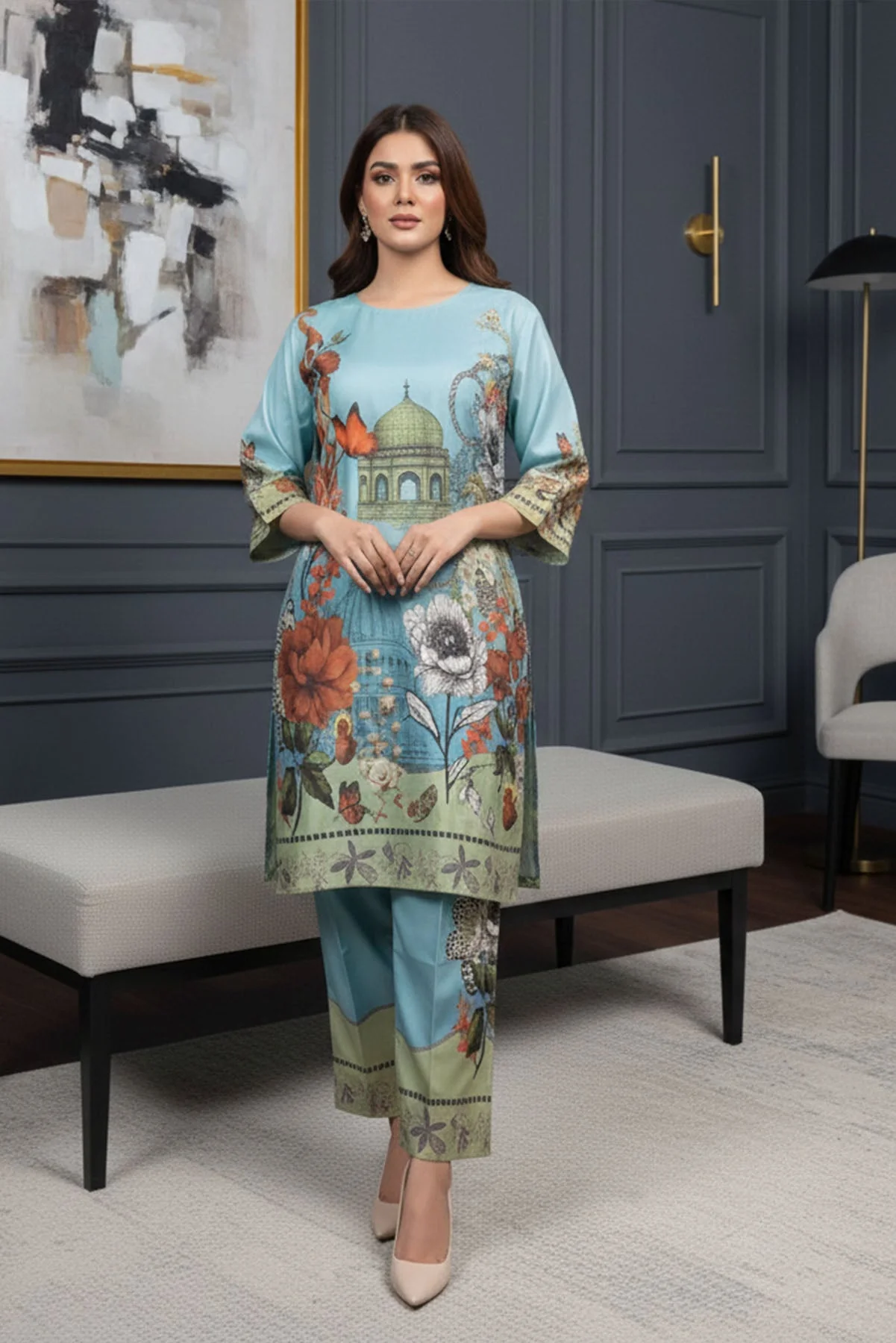 Heeriye Winter Co-Ord Set (Pret) - 2040