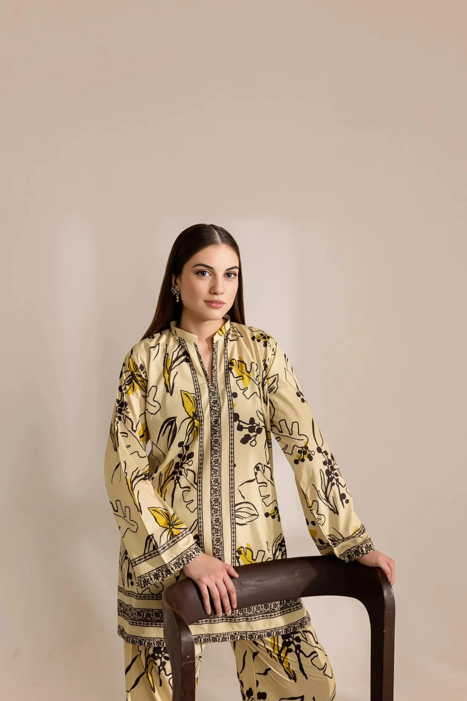 Heeriye Printed Co-Ord Set (Pret) - 411 - Image 3