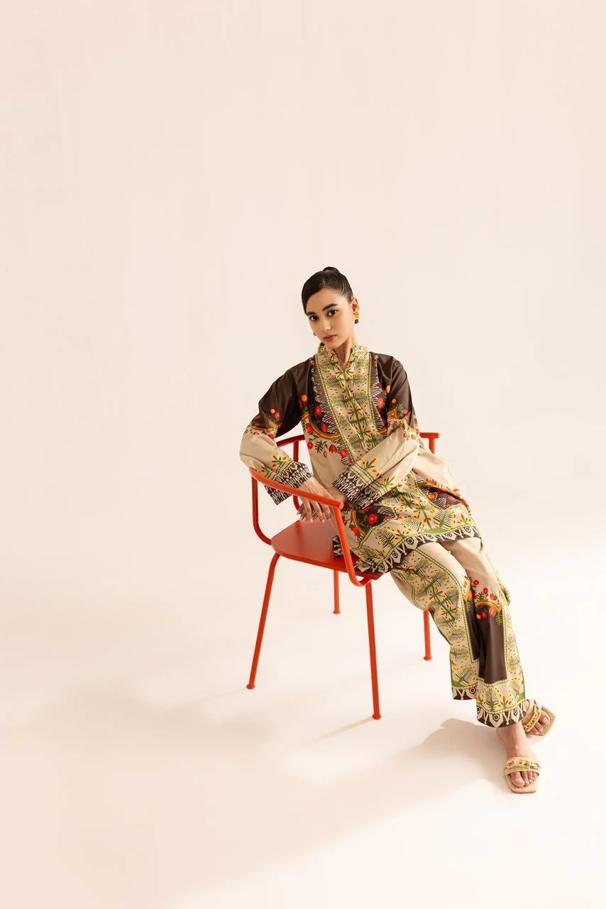 Heeriye Printed Co-Ord Set (Pret) - 901 - Image 2