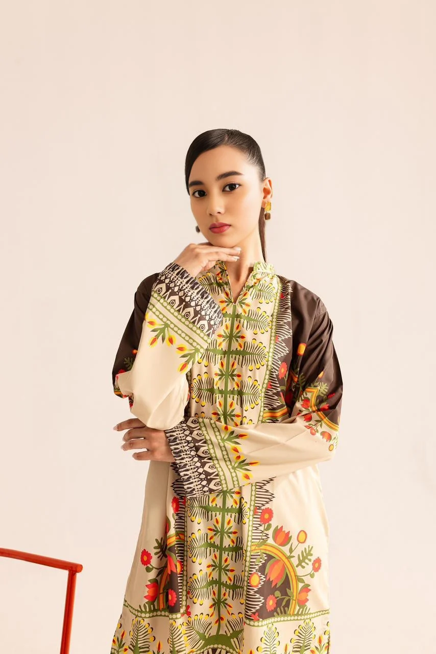 Heeriye Printed Co-Ord Set (Pret) - 901 - Image 3
