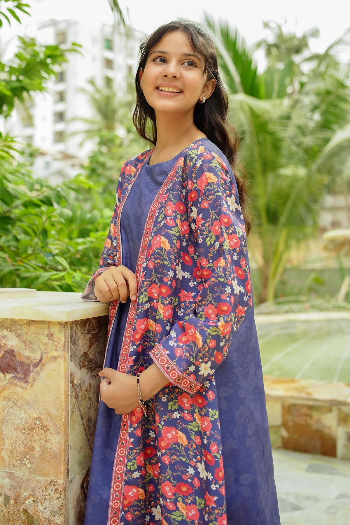 Ochre Clothing Stitched 2 Piece Digital Printed Herringbone Suit-COR-120 - Image 3