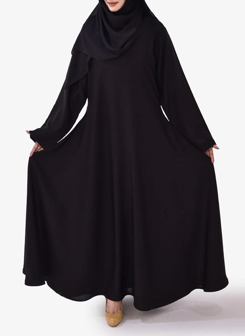 Hijab Ul Hareem Hijabulhareem Black Pull Over Abaya - Image 2