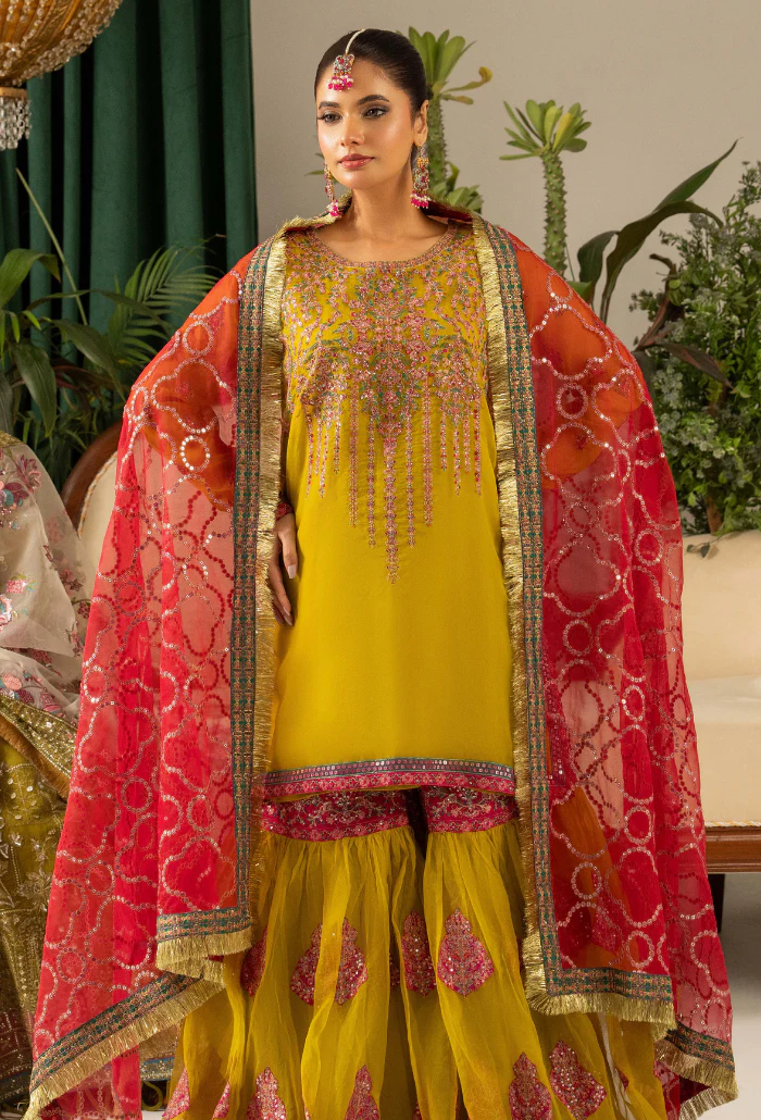 House Of Chiffon By Humdum Unstitched 3 Piece Luxury Formals Suit-D06 - Image 4